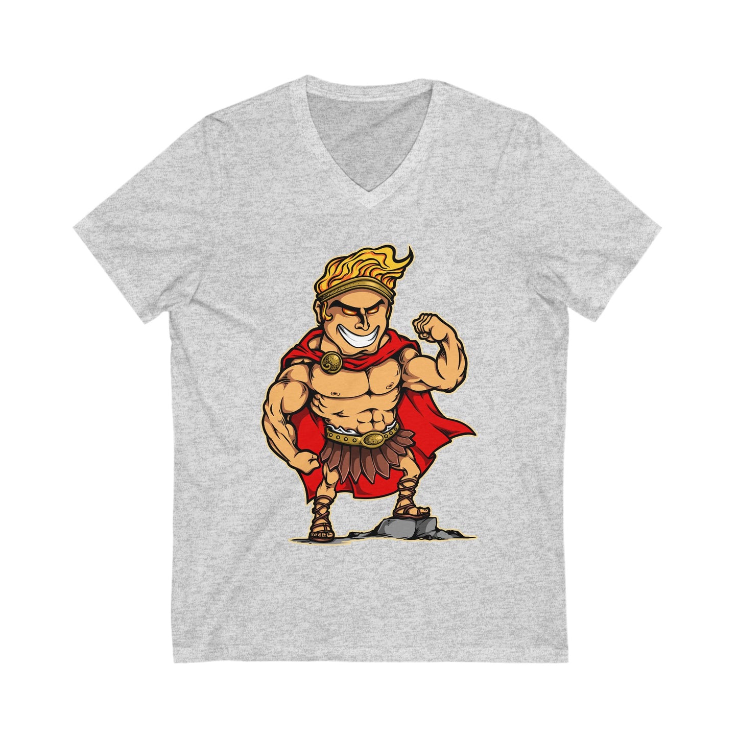 Hercules Unisex Short Sleeve V-neck Tshirt