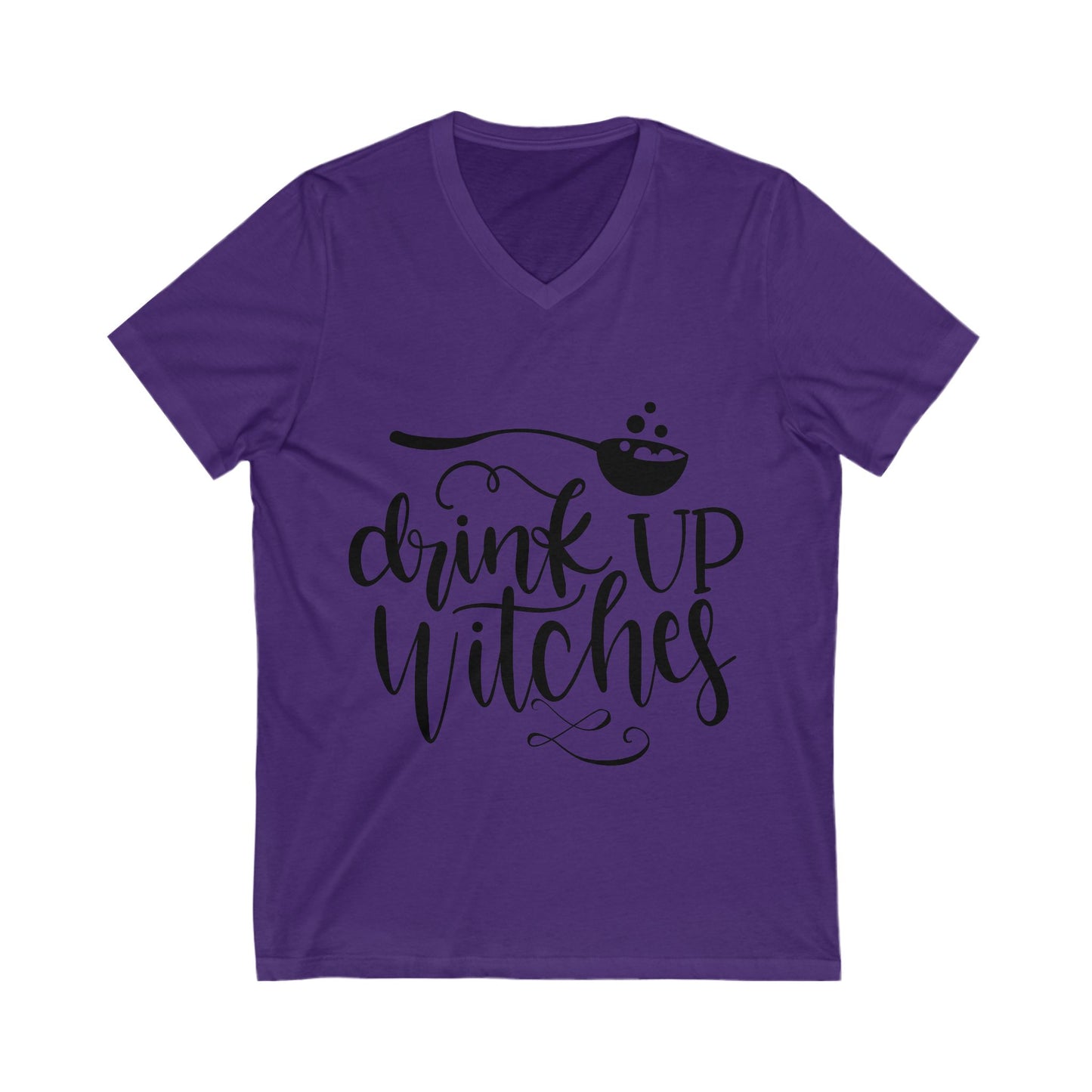 Drink Up Witchess Unisex Short Sleeve V-neck Tshirt