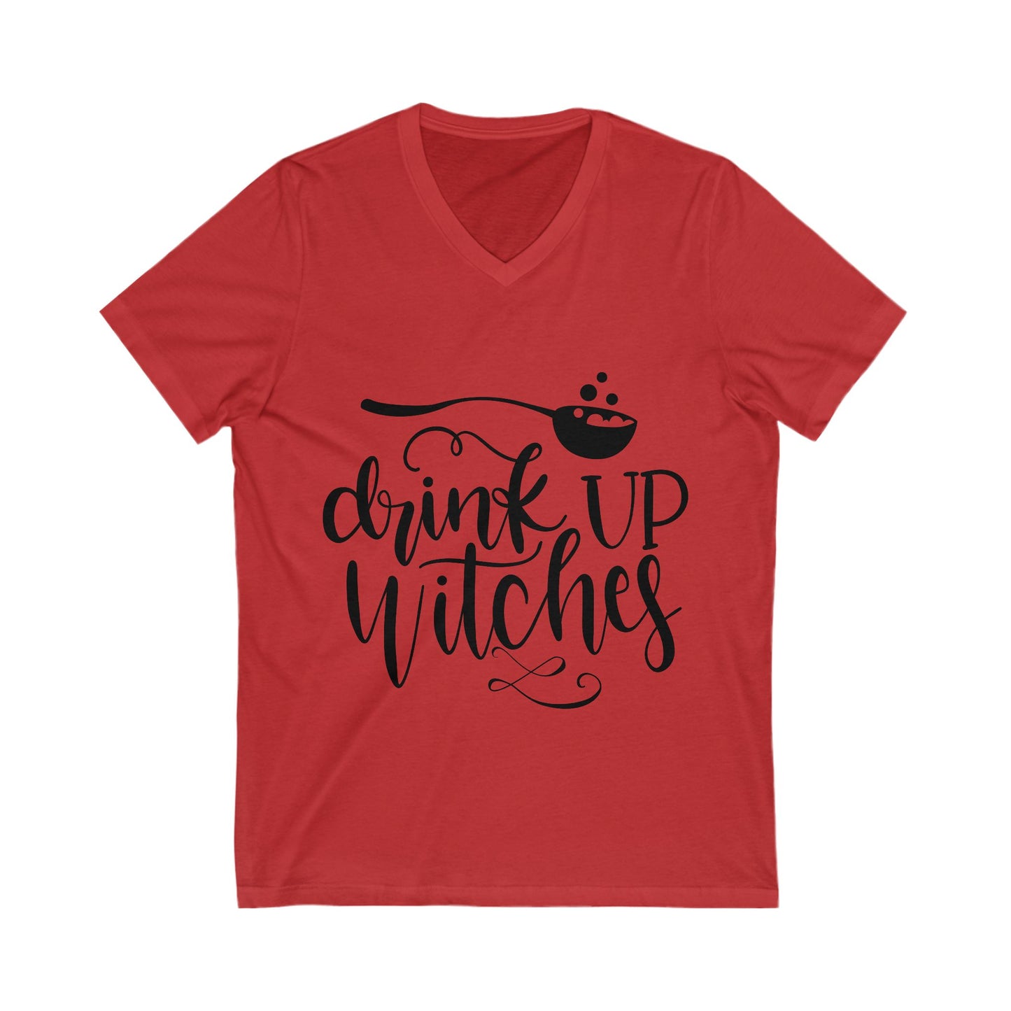 Drink Up Witchess Unisex Short Sleeve V-neck Tshirt