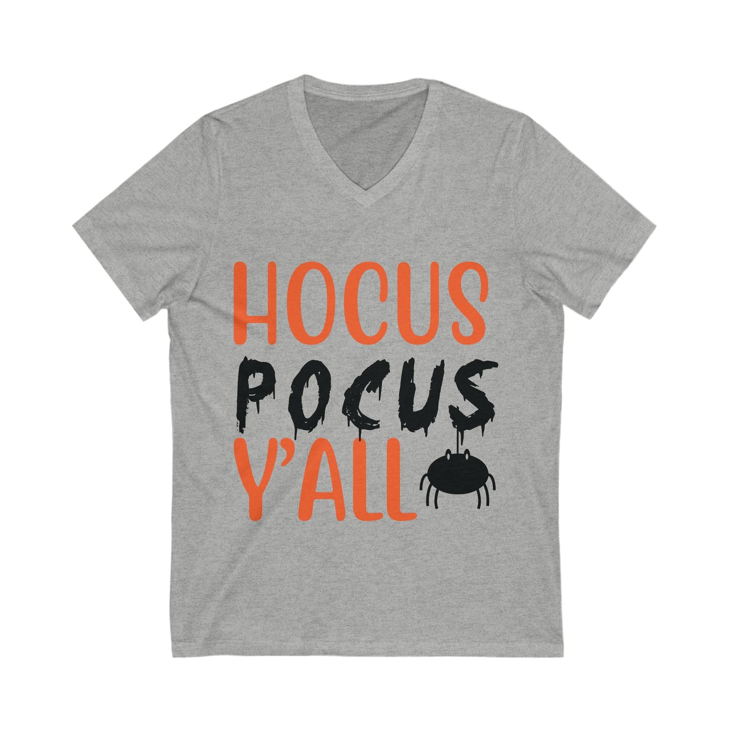 Halloween 25 Unisex Short Sleeve V-neck Tshirt