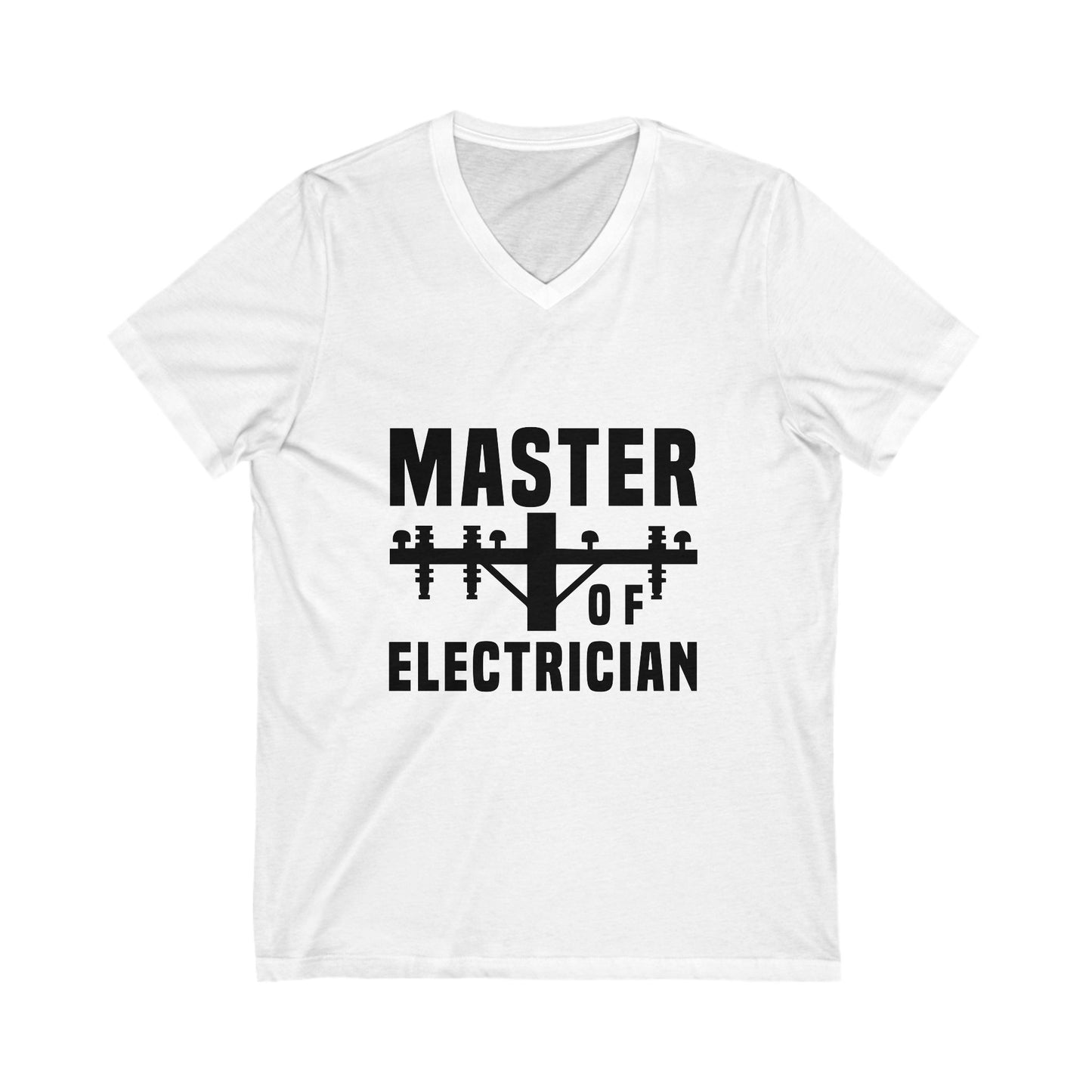 Master Of Electrician Unisex Short Sleeve V-neck Tshirt