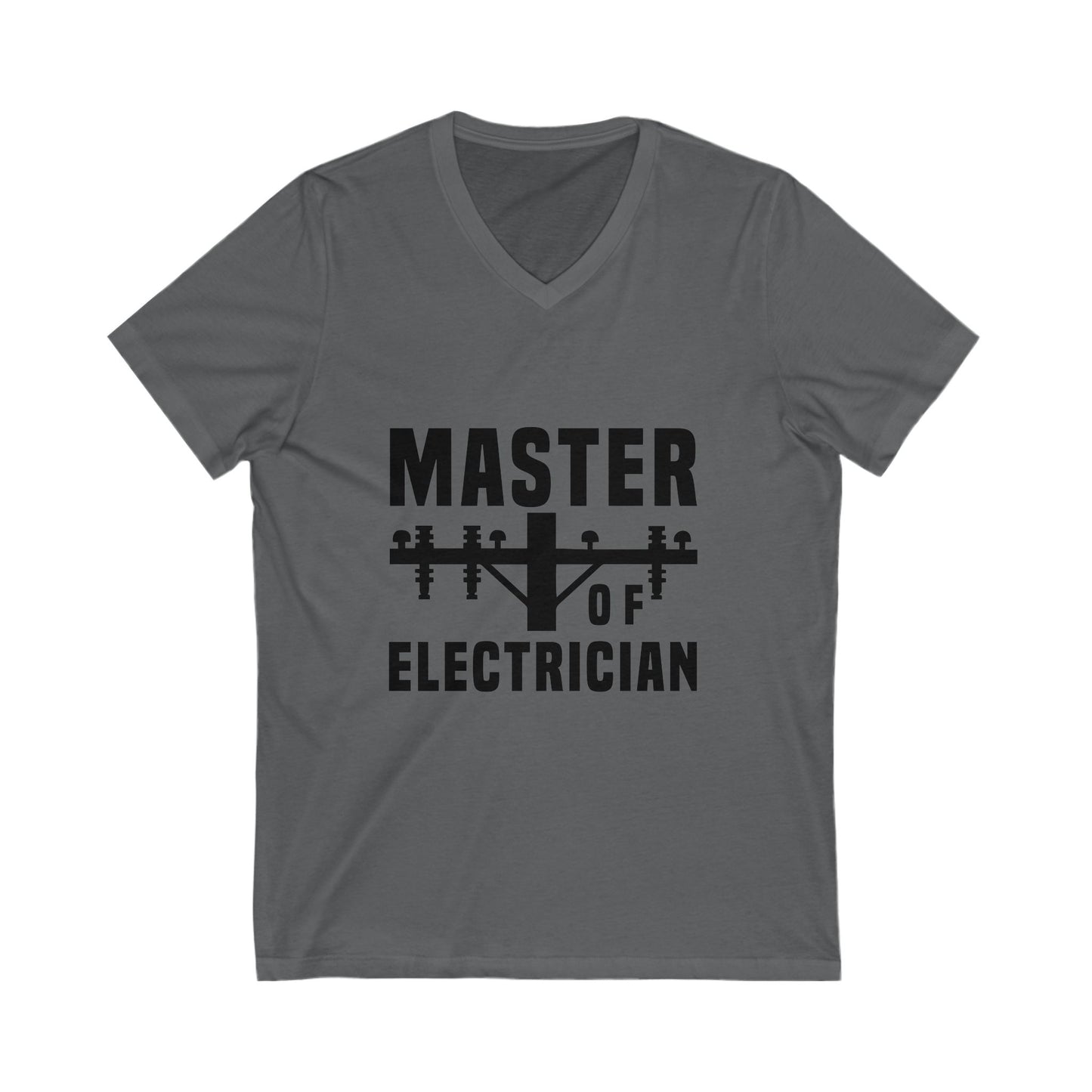 Master Of Electrician Unisex Short Sleeve V-neck Tshirt