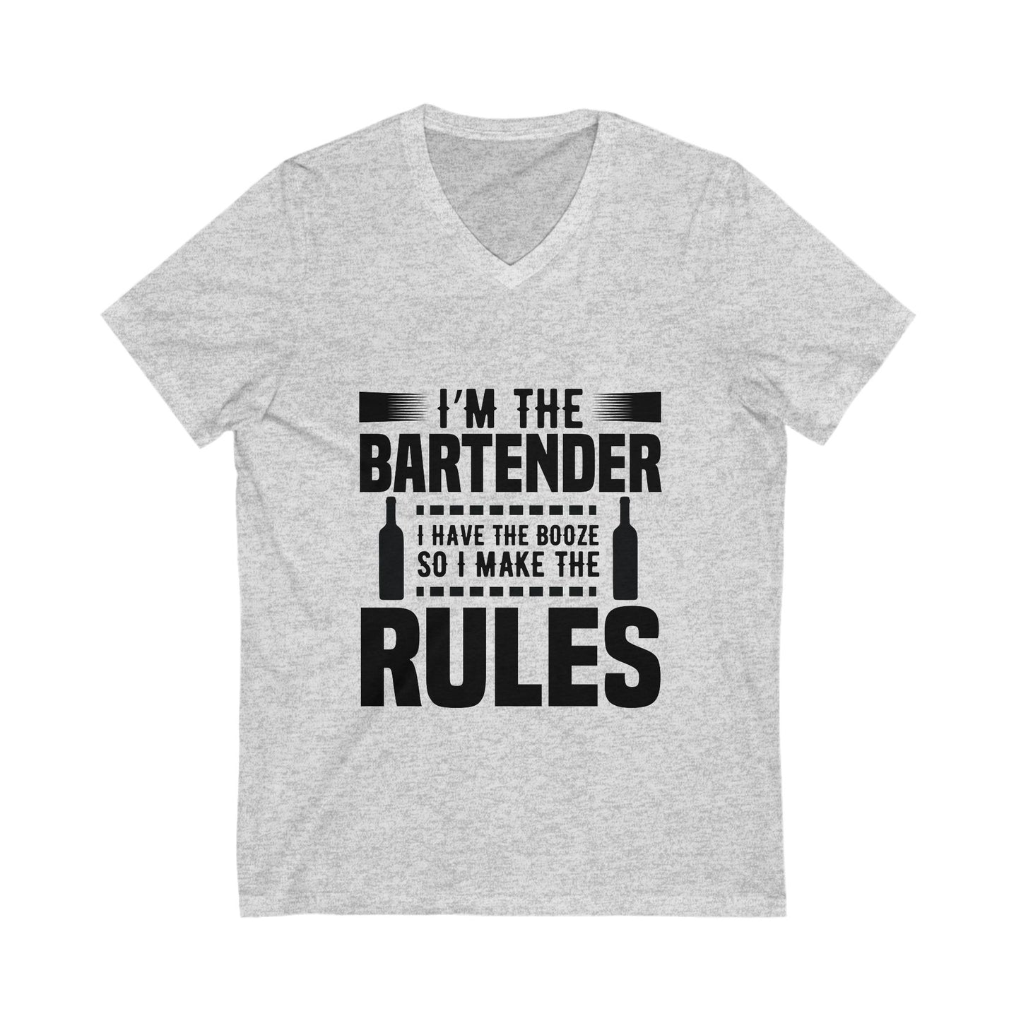 I Am The Bartender Unisex Short Sleeve V-neck Tshirt