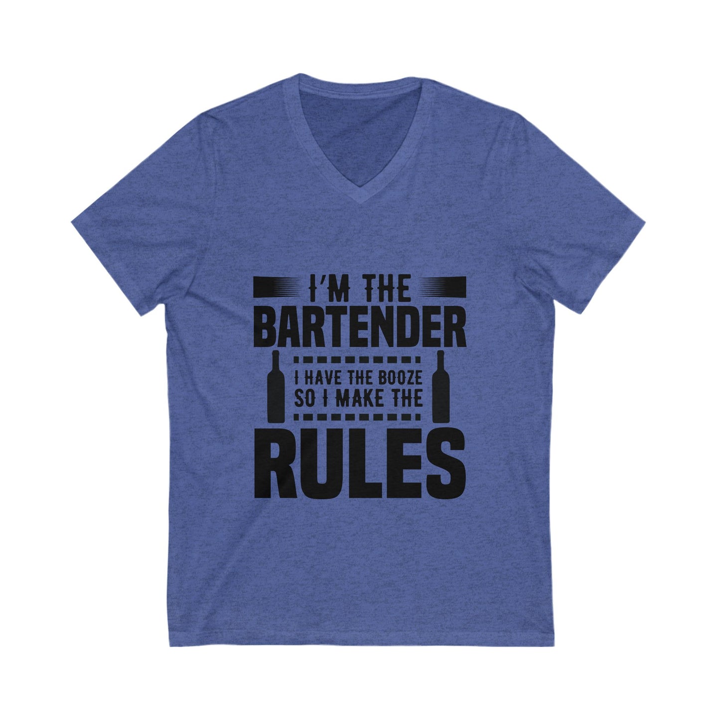 I Am The Bartender Unisex Short Sleeve V-neck Tshirt