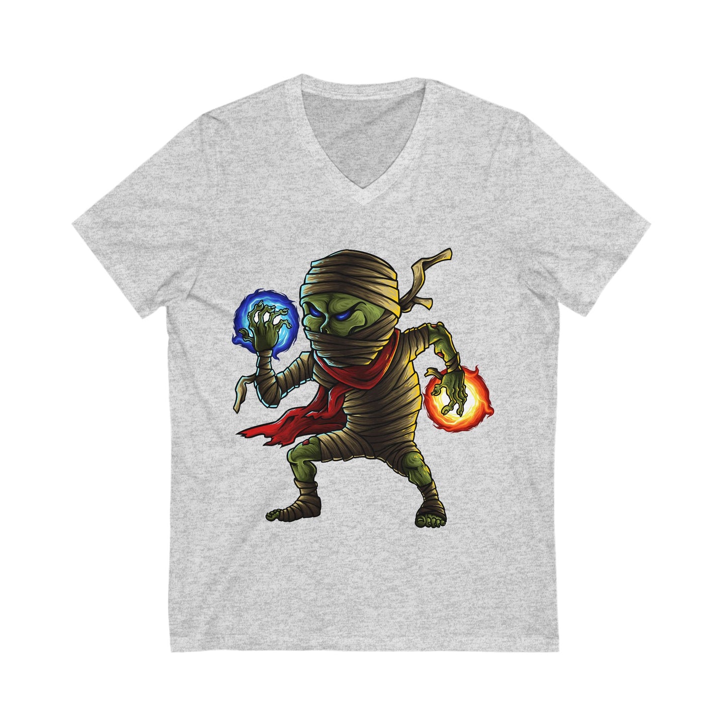 Mummy Unisex Short Sleeve V-neck Tshirt