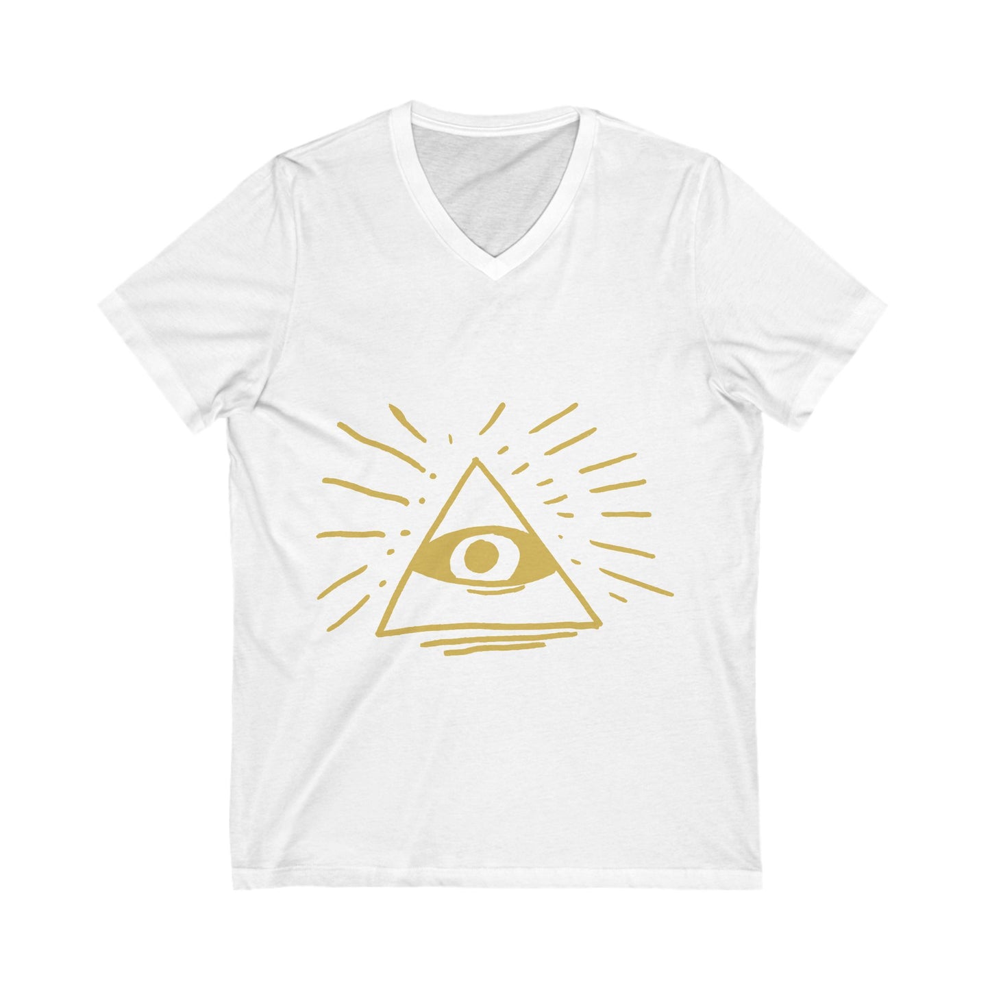 Great Leader, Great Vision Unisex Short Sleeve V-neck Tshirt