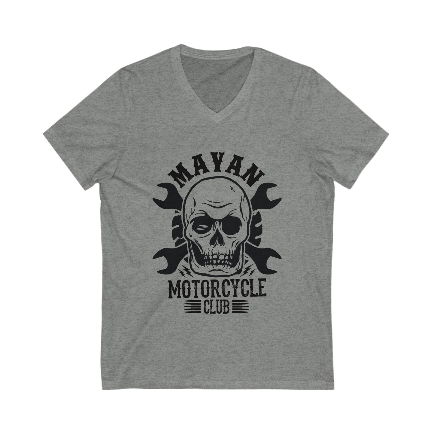 Mayan Motorcycle Club Unisex Short Sleeve V-neck Tshirt