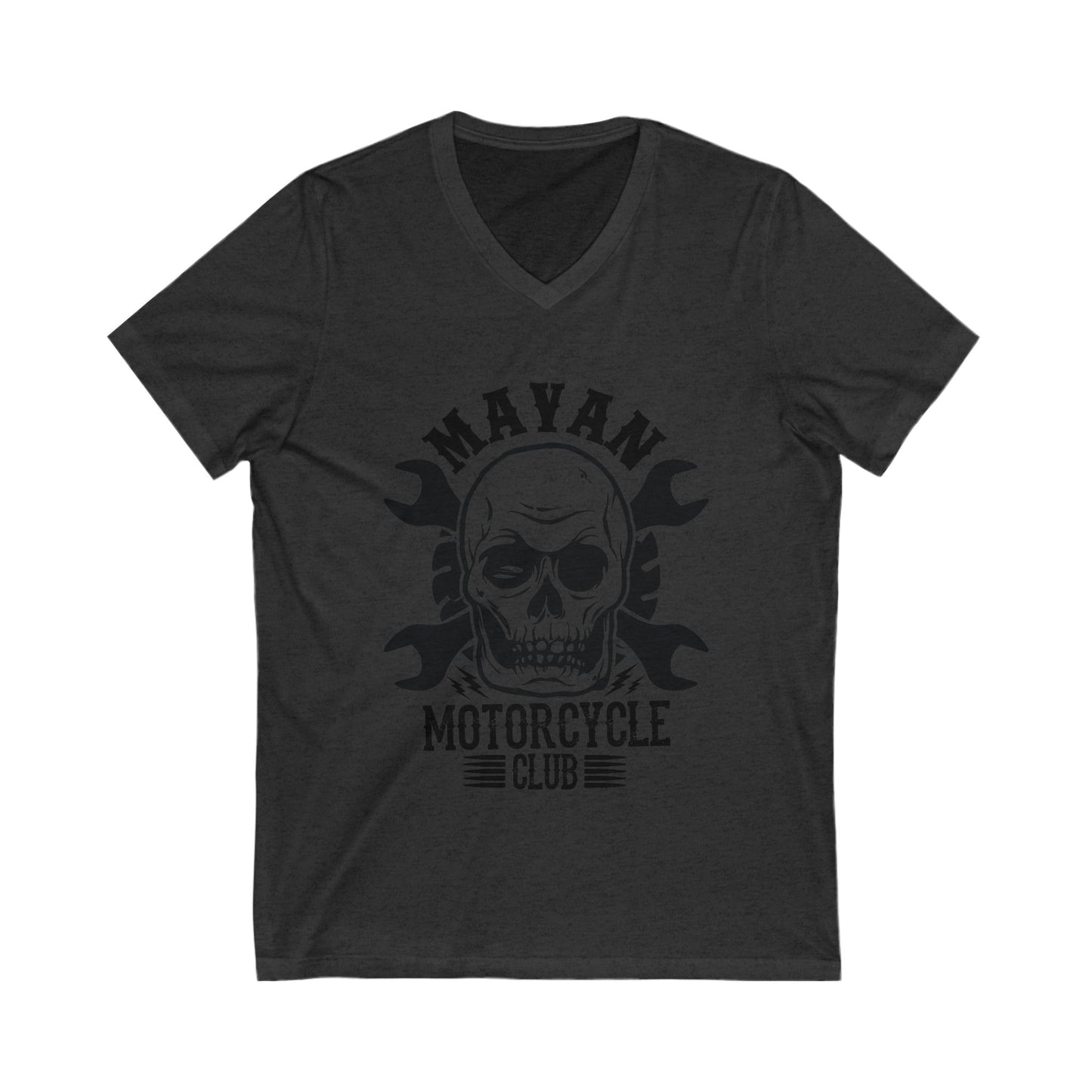 Mayan Motorcycle Club Unisex Short Sleeve V-neck Tshirt