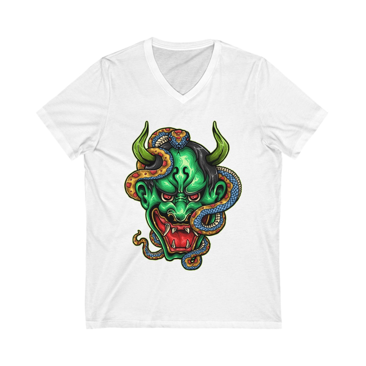 Master Of The Snake Unisex Short Sleeve V-neck Tshirt