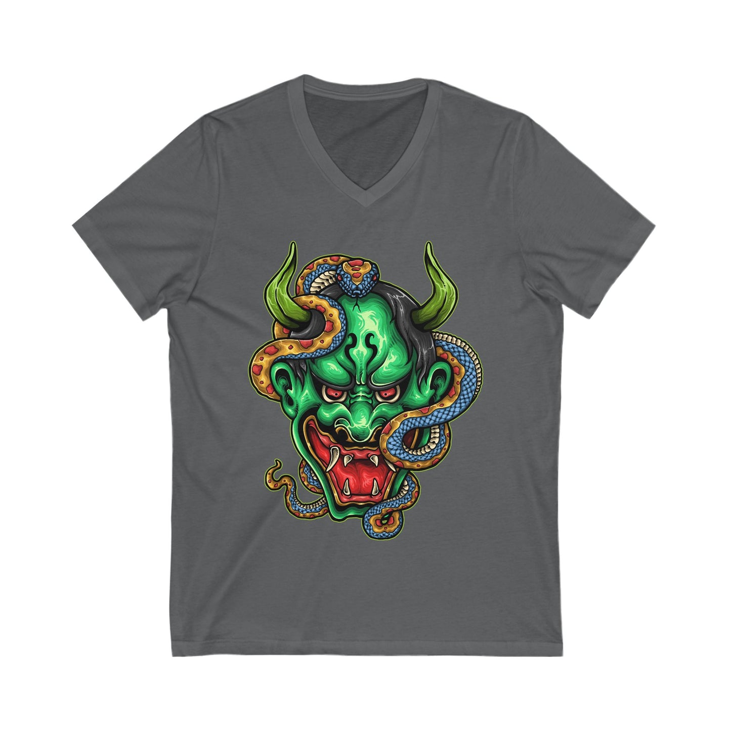 Master Of The Snake Unisex Short Sleeve V-neck Tshirt