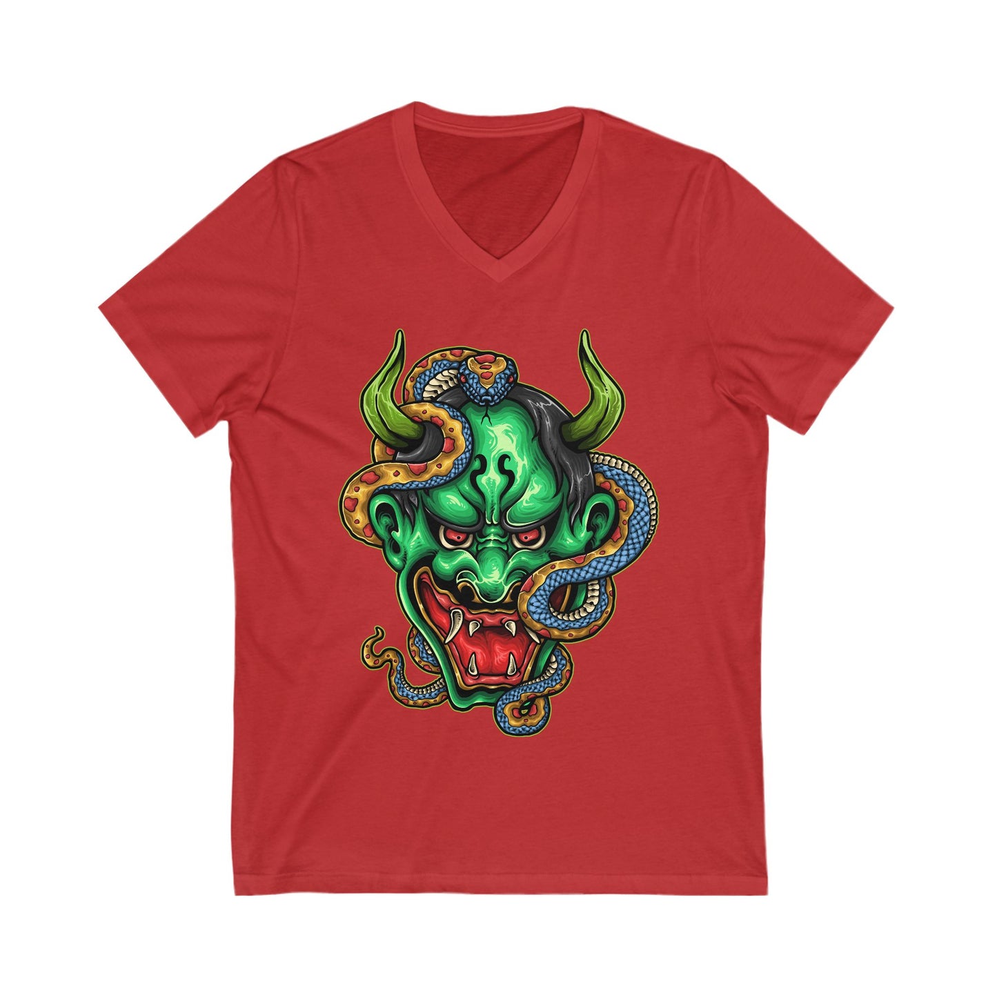 Master Of The Snake Unisex Short Sleeve V-neck Tshirt