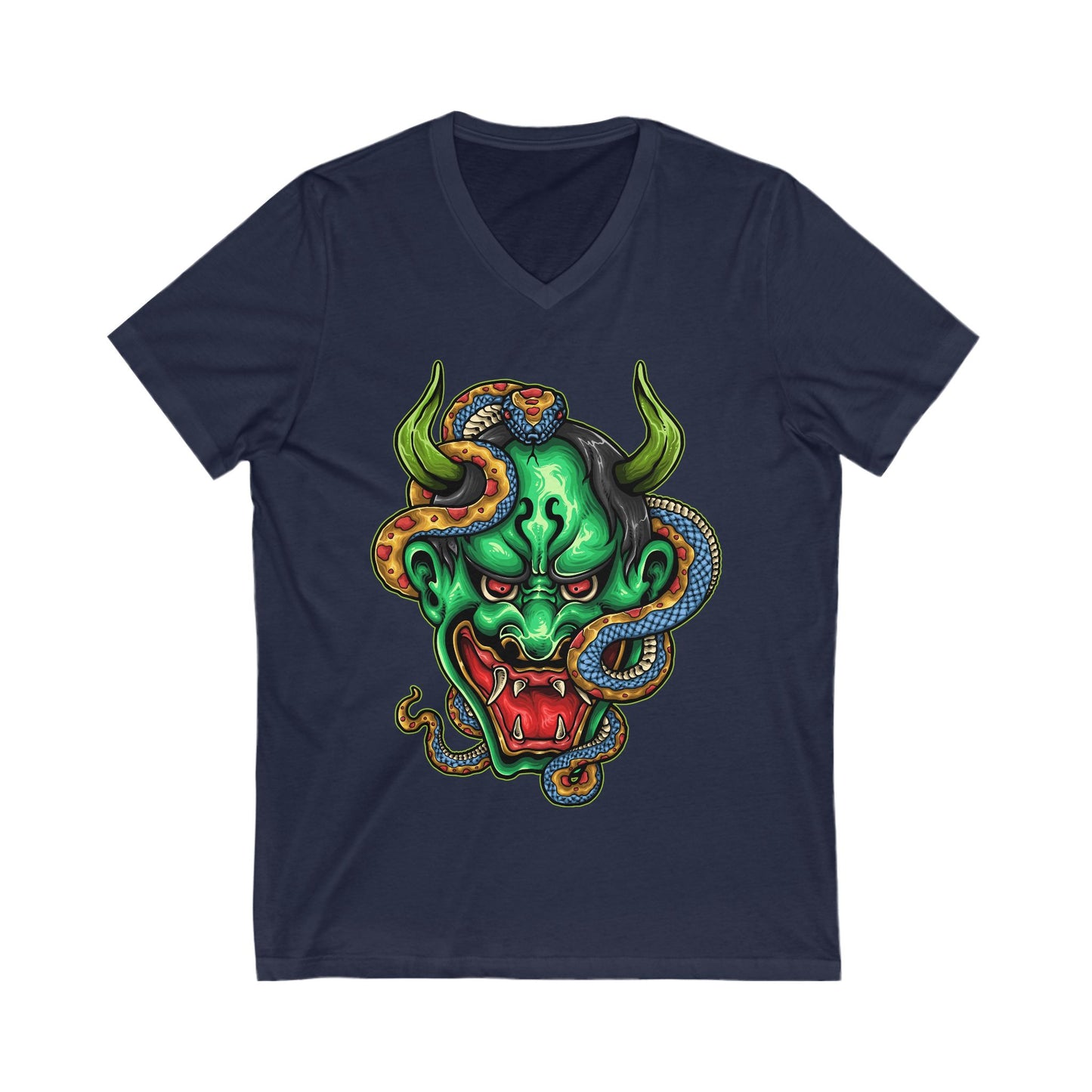 Master Of The Snake Unisex Short Sleeve V-neck Tshirt
