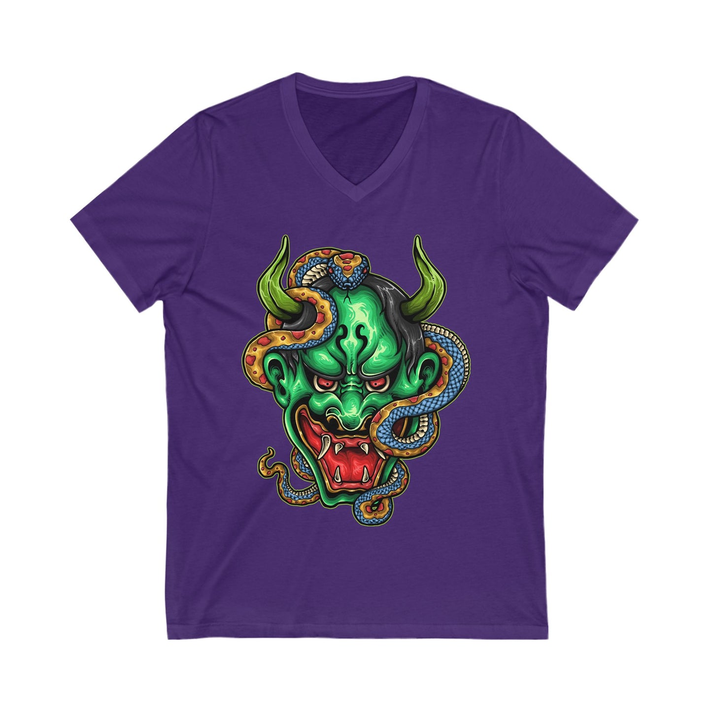 Master Of The Snake Unisex Short Sleeve V-neck Tshirt