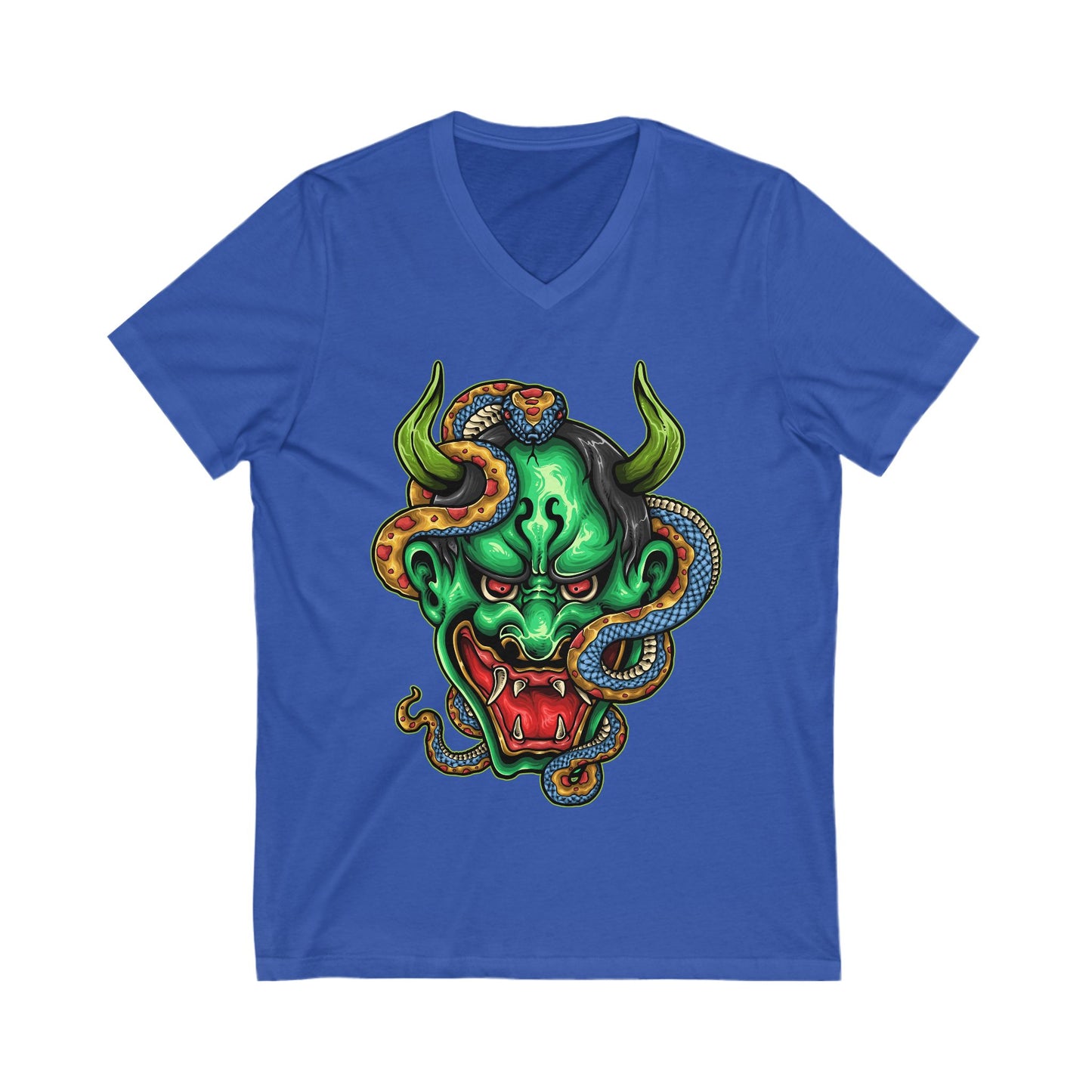 Master Of The Snake Unisex Short Sleeve V-neck Tshirt