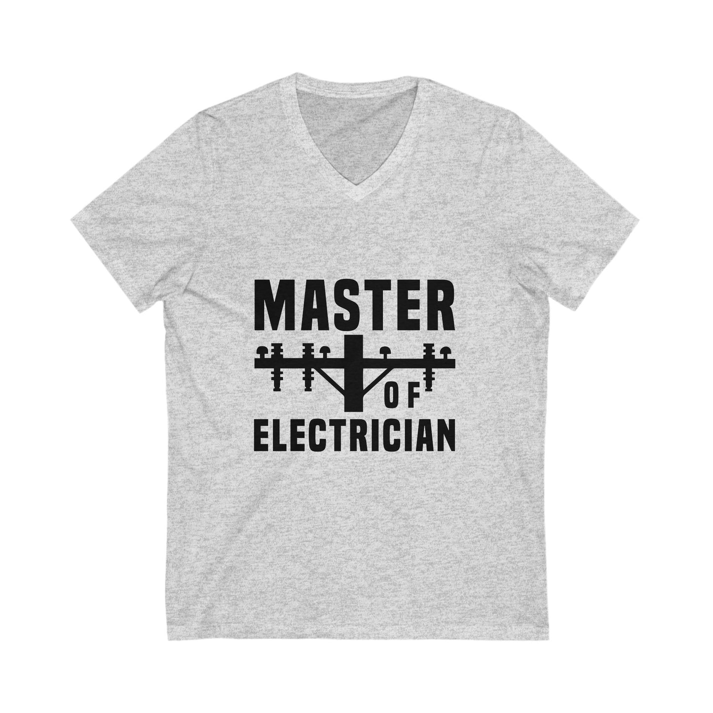Master Of Electrician Unisex Short Sleeve V-neck Tshirt