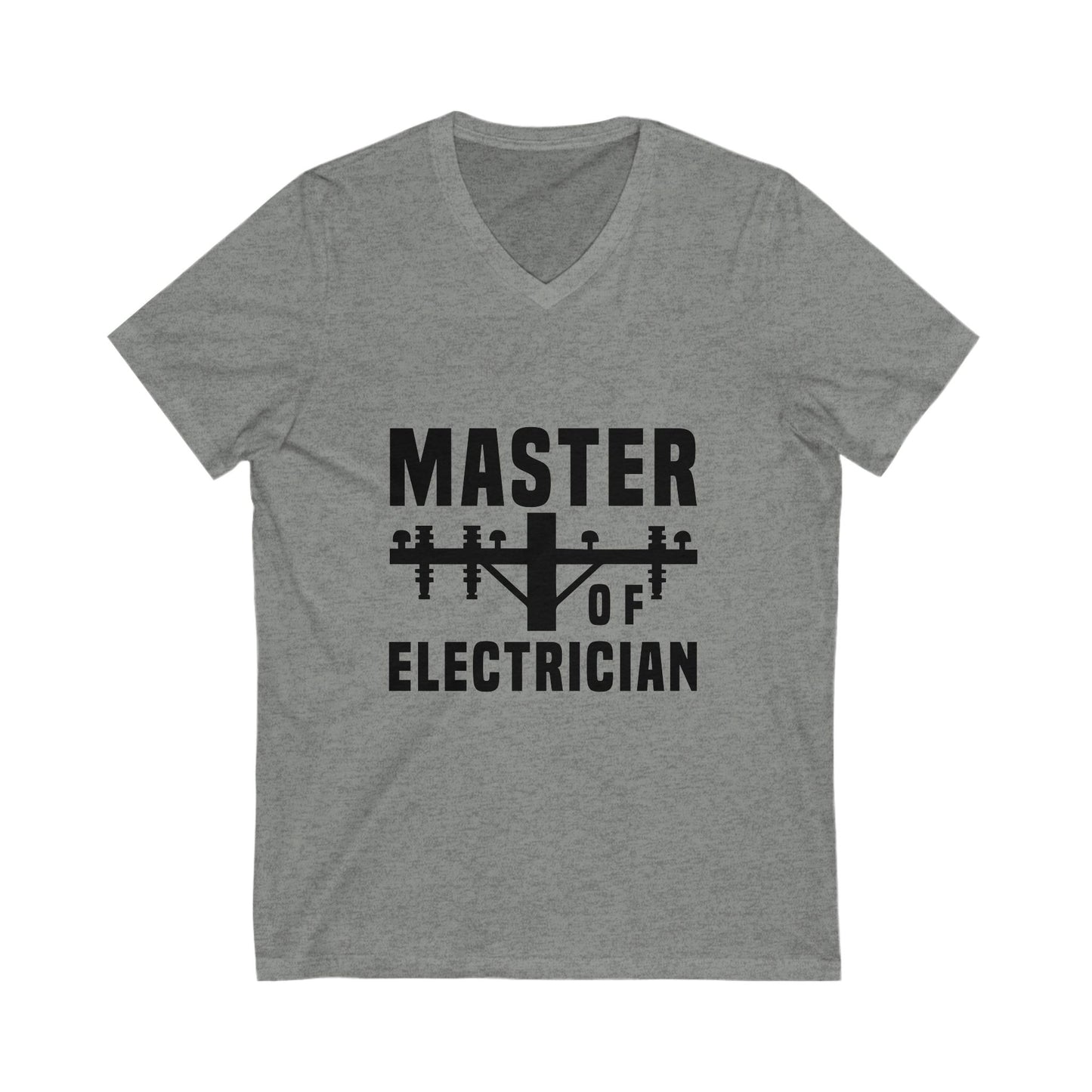 Master Of Electrician Unisex Short Sleeve V-neck Tshirt