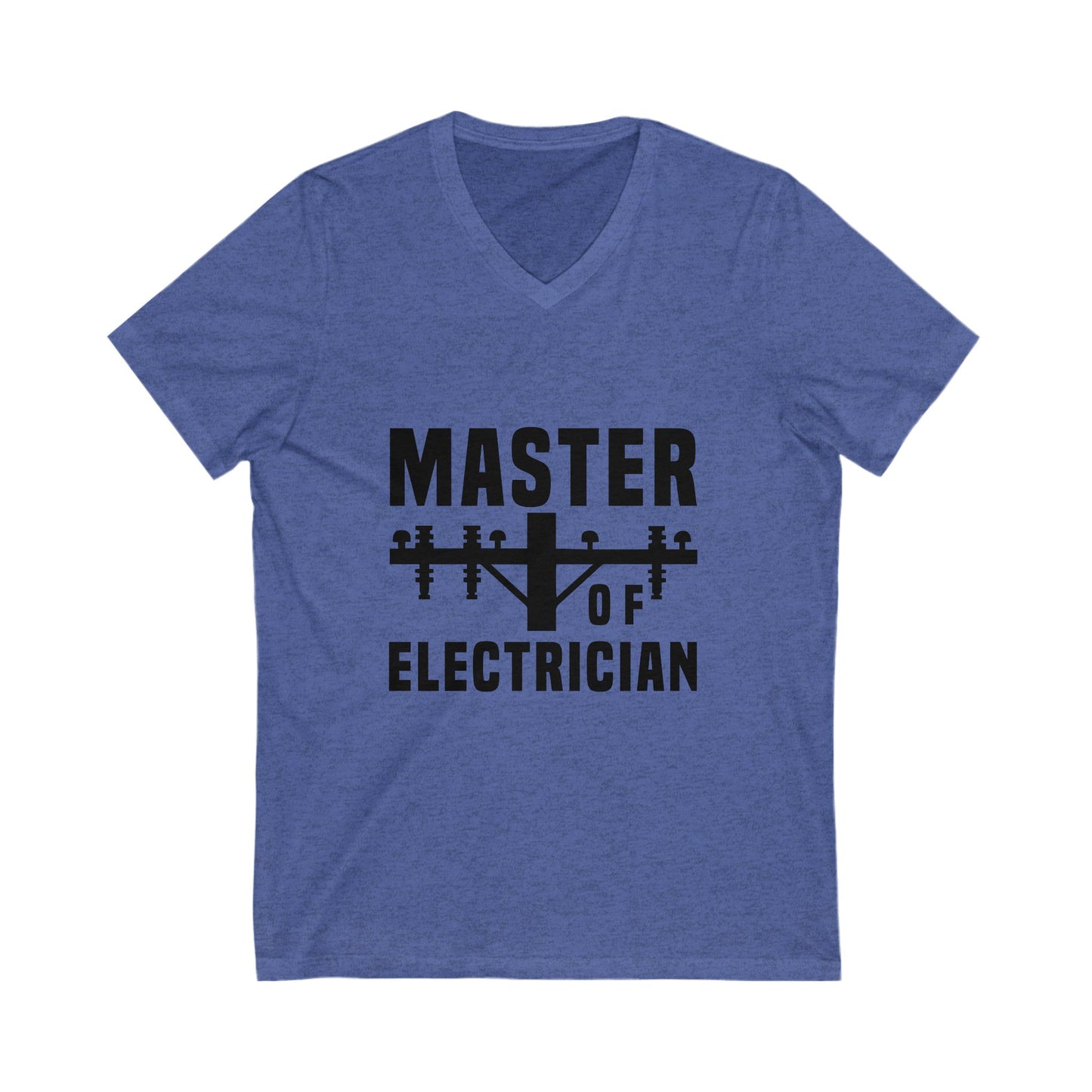 Master Of Electrician Unisex Short Sleeve V-neck Tshirt