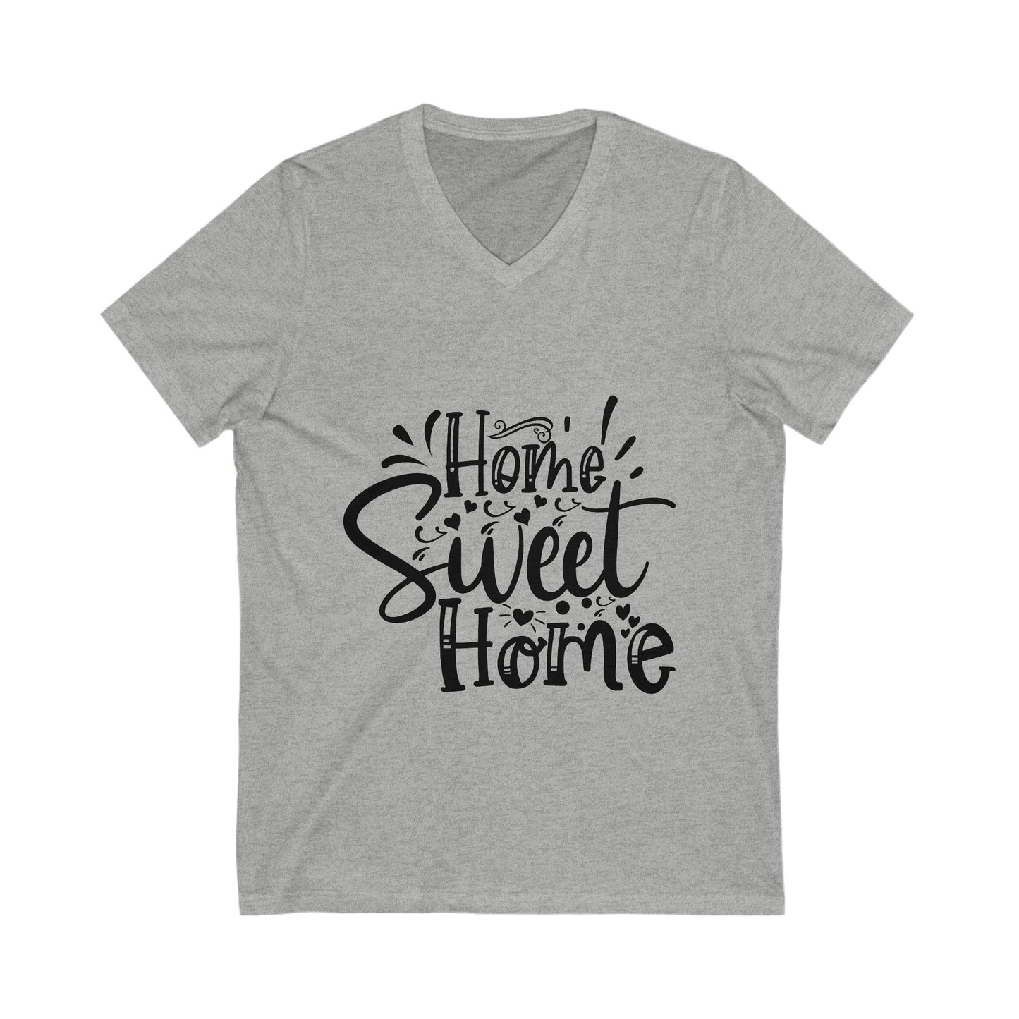 Home Sweet Home Unisex Short Sleeve V-neck Tshirt