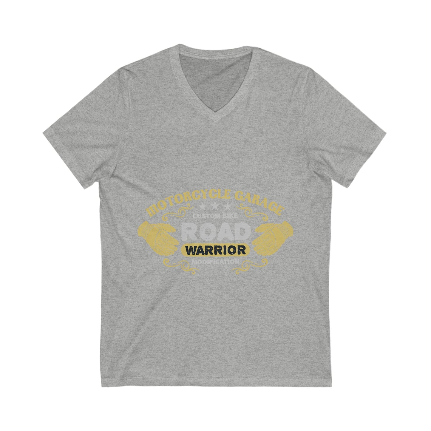 Motorcycle Garage Unisex Short Sleeve V-neck Tshirt