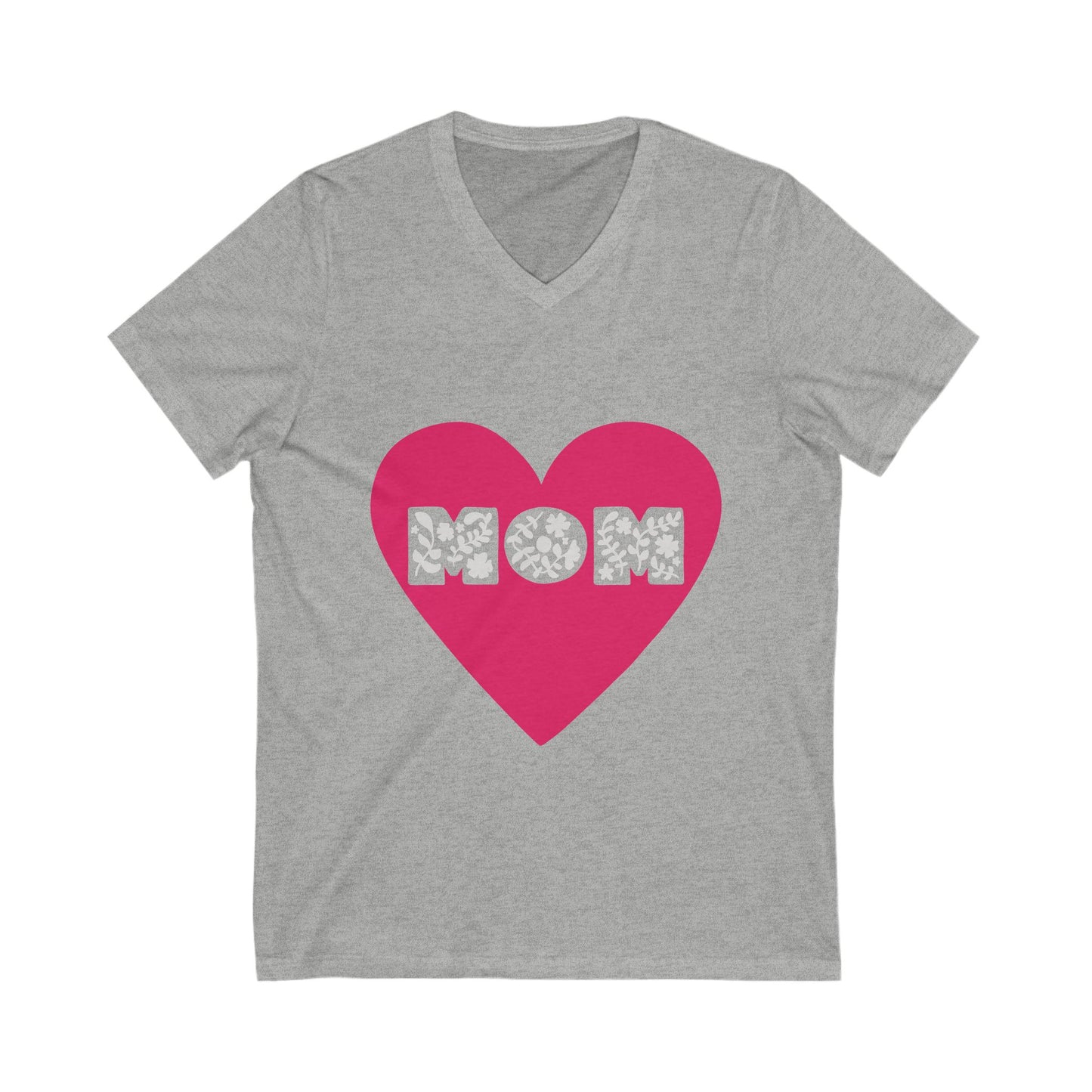 Momm Unisex Short Sleeve V-neck Tshirt