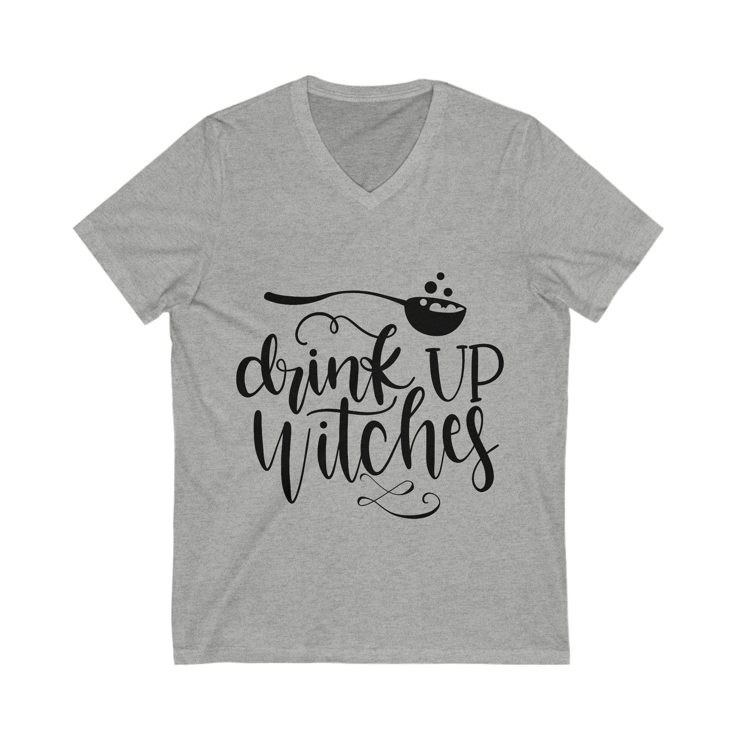 Drink Up Witchess Unisex Short Sleeve V-neck Tshirt