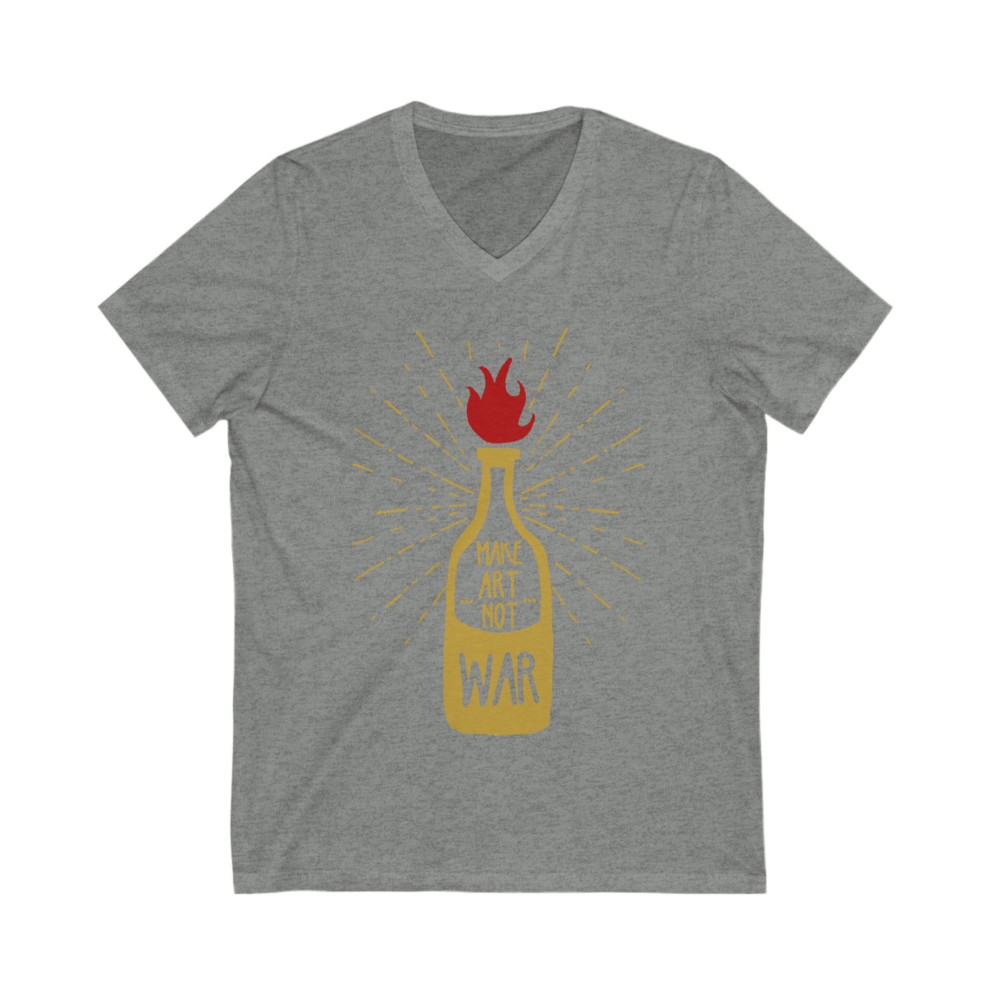 Molotov Solution Unisex Short Sleeve V-neck Tshirt