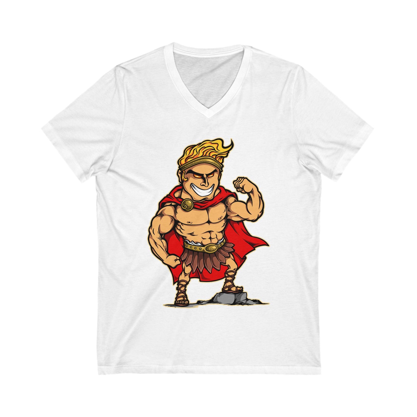 Hercules Unisex Short Sleeve V-neck Tshirt