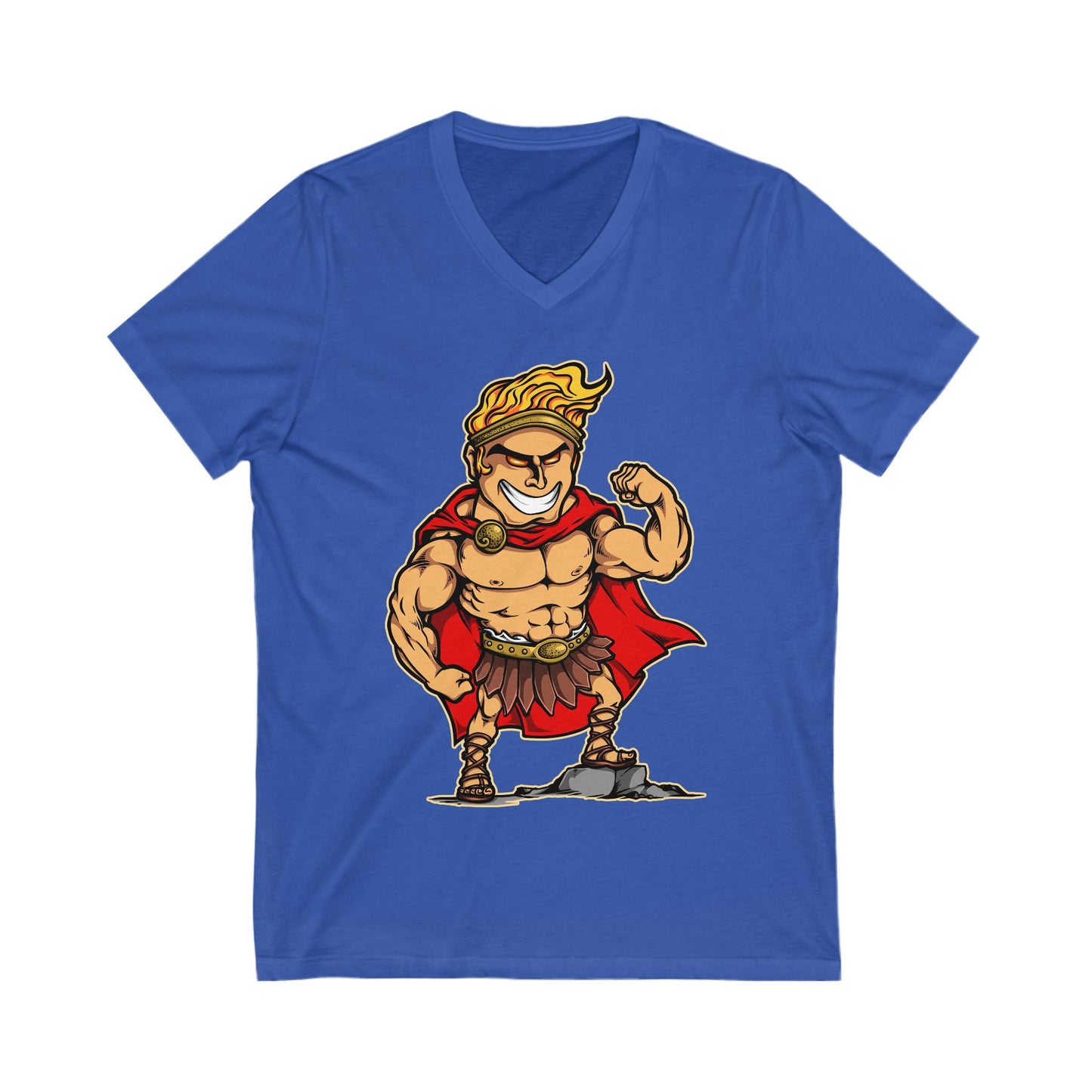 Hercules Unisex Short Sleeve V-neck Tshirt