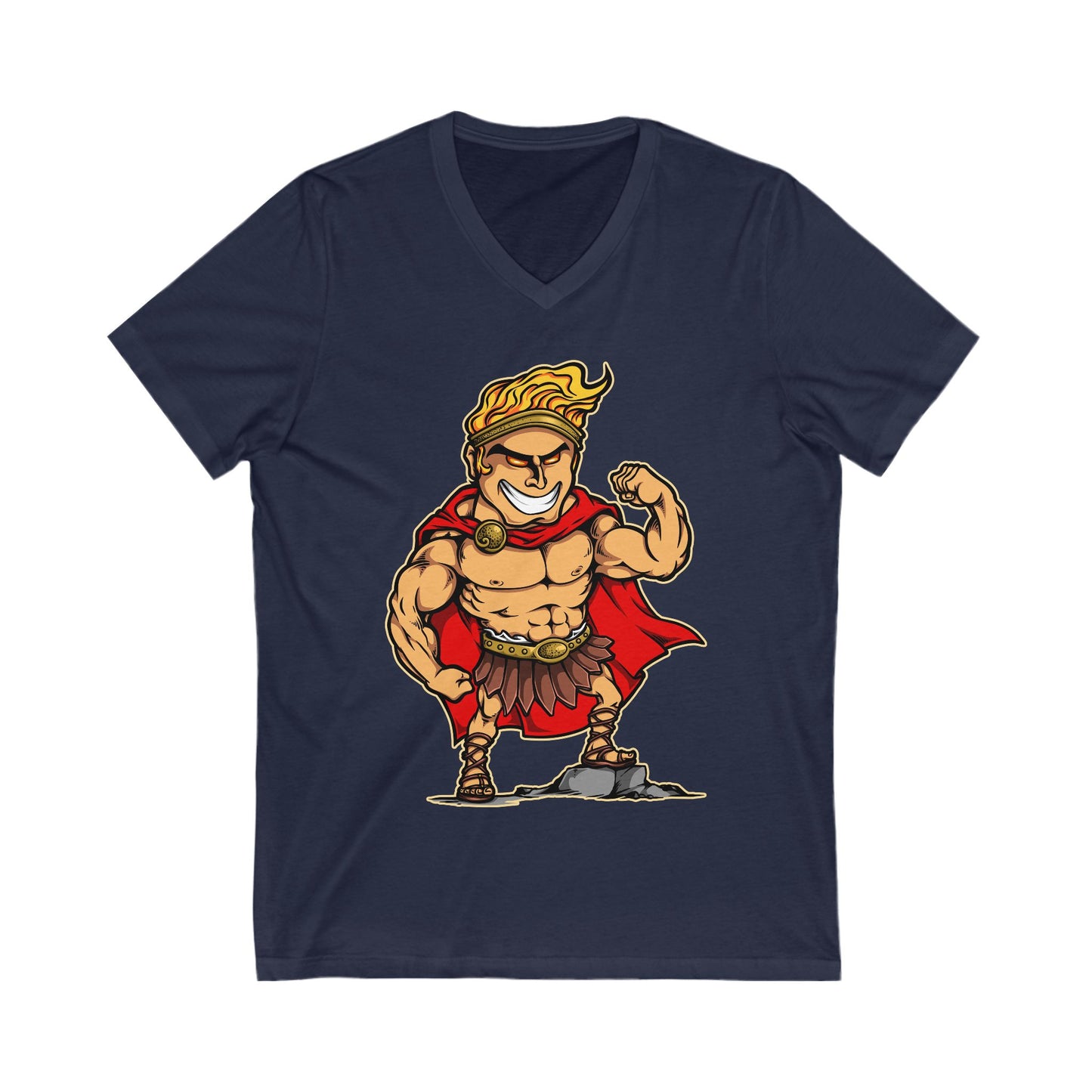 Hercules Unisex Short Sleeve V-neck Tshirt