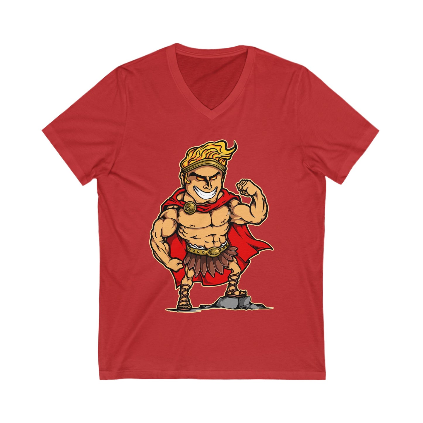 Hercules Unisex Short Sleeve V-neck Tshirt