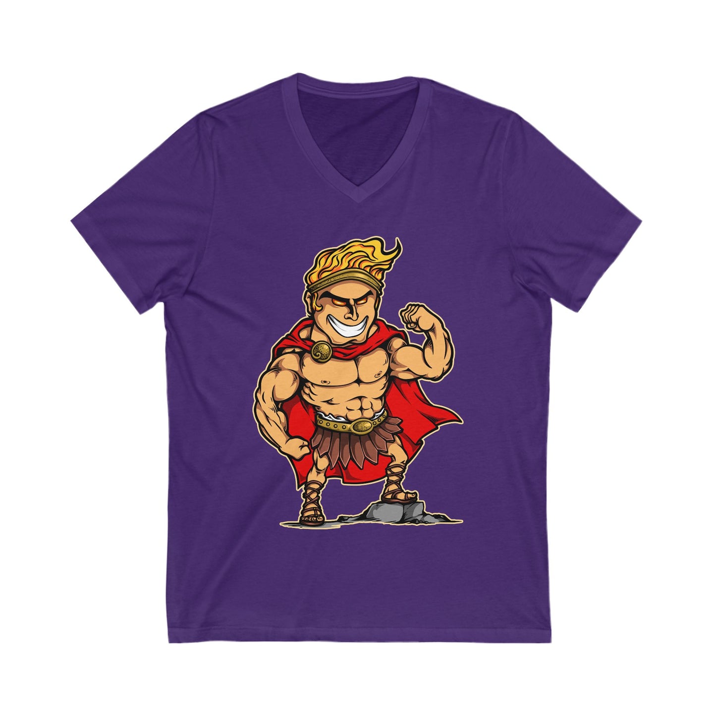 Hercules Unisex Short Sleeve V-neck Tshirt