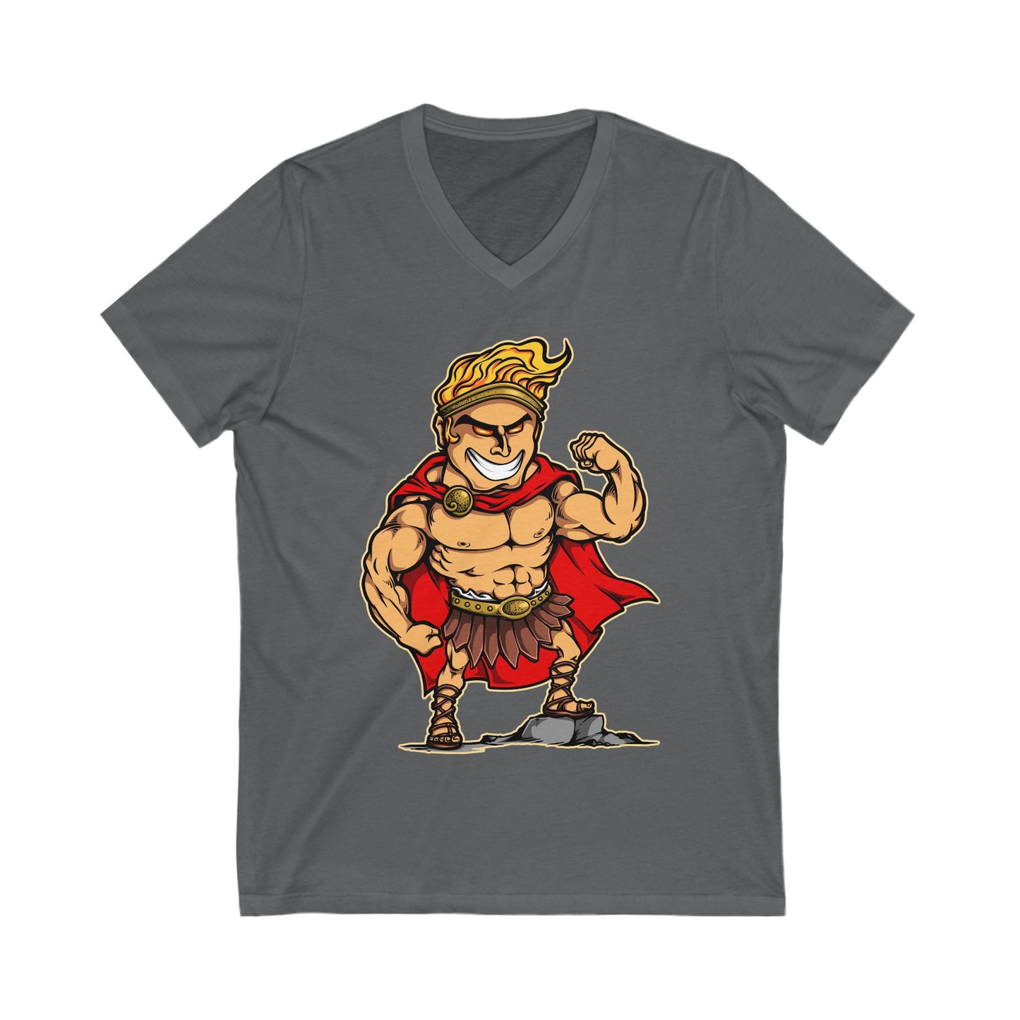 Hercules Unisex Short Sleeve V-neck Tshirt