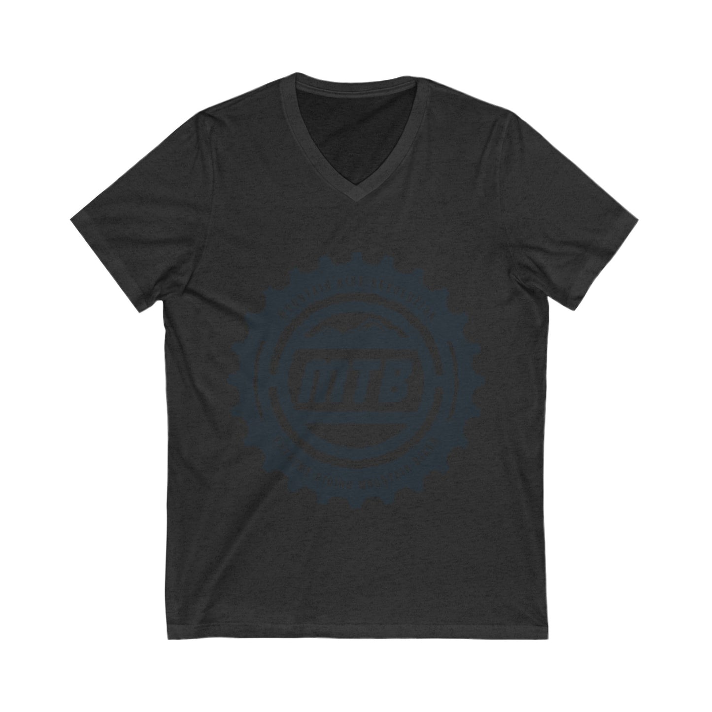 Mountain Bike Unisex Short Sleeve V-neck Tshirt