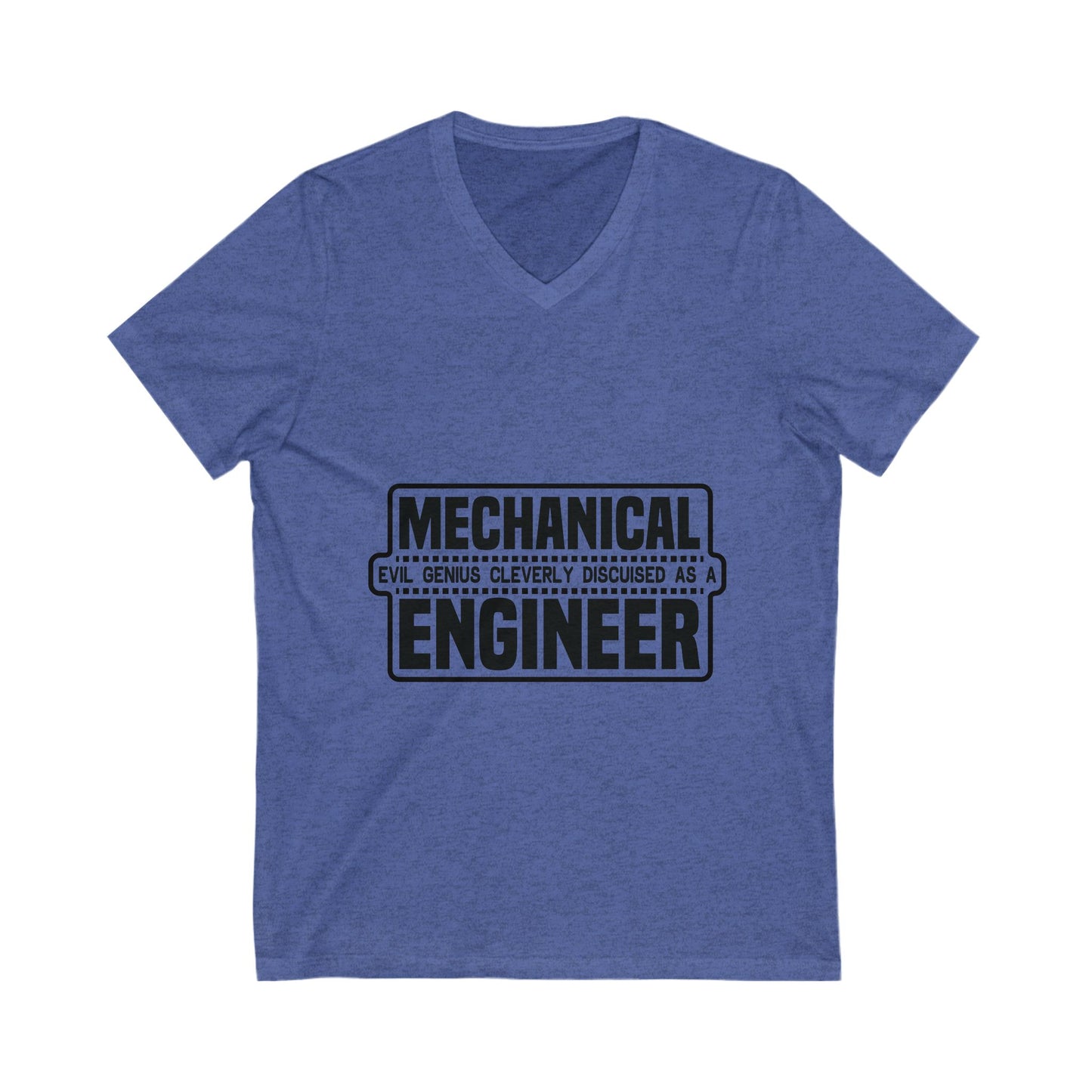 Mechanical Evil Unisex Short Sleeve V-neck Tshirt