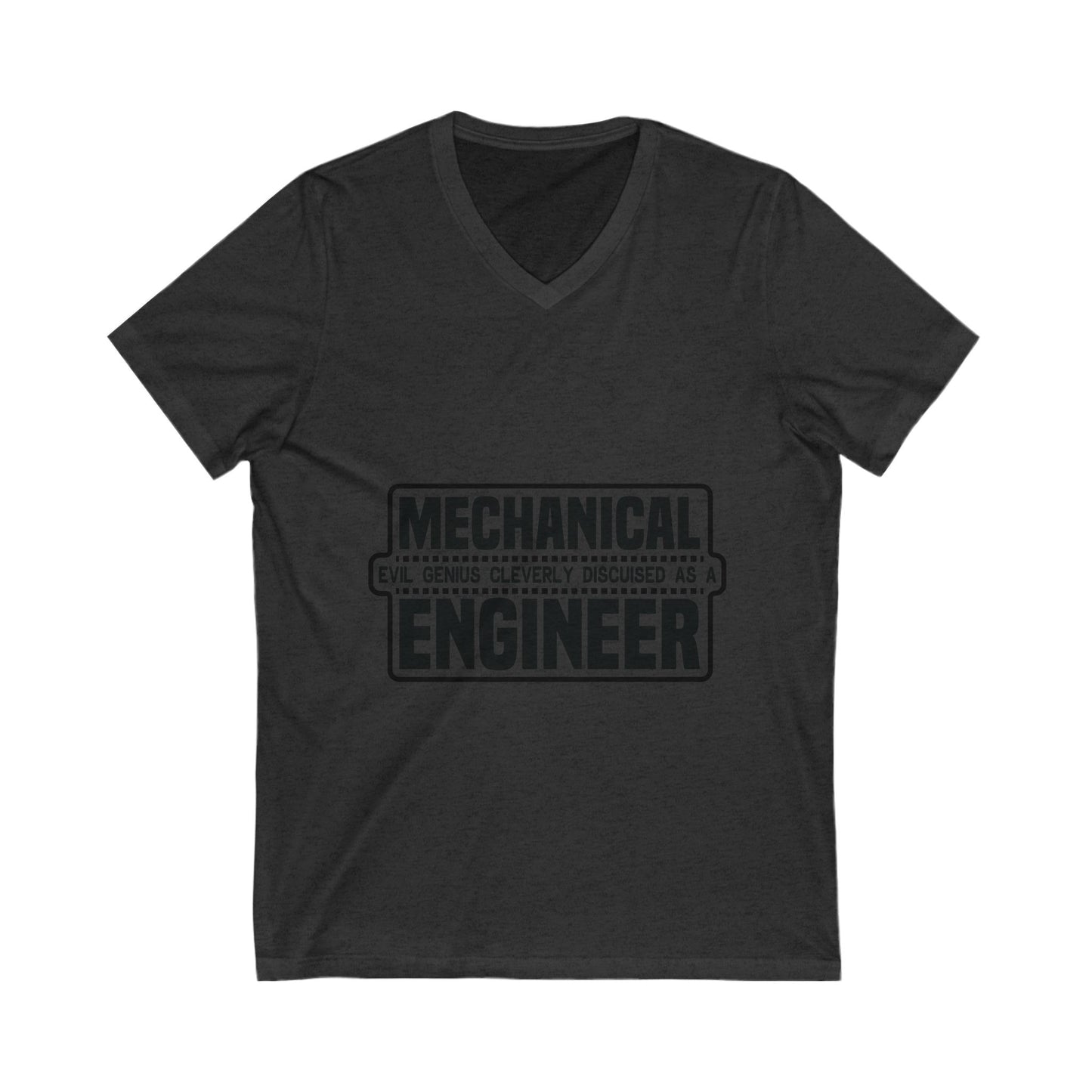 Mechanical Evil Unisex Short Sleeve V-neck Tshirt