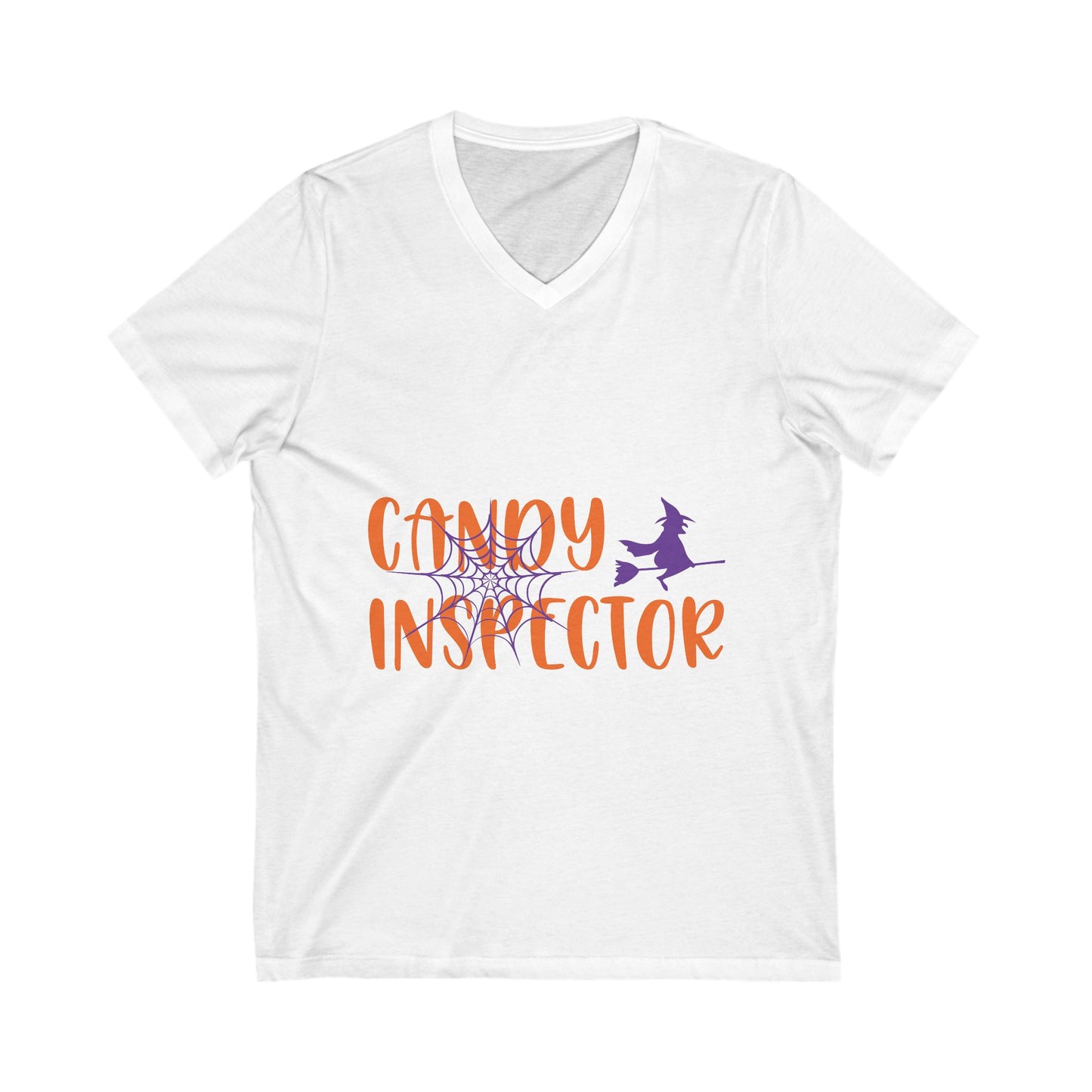 Candy Inspectoor Unisex Short Sleeve V-neck Tshirt