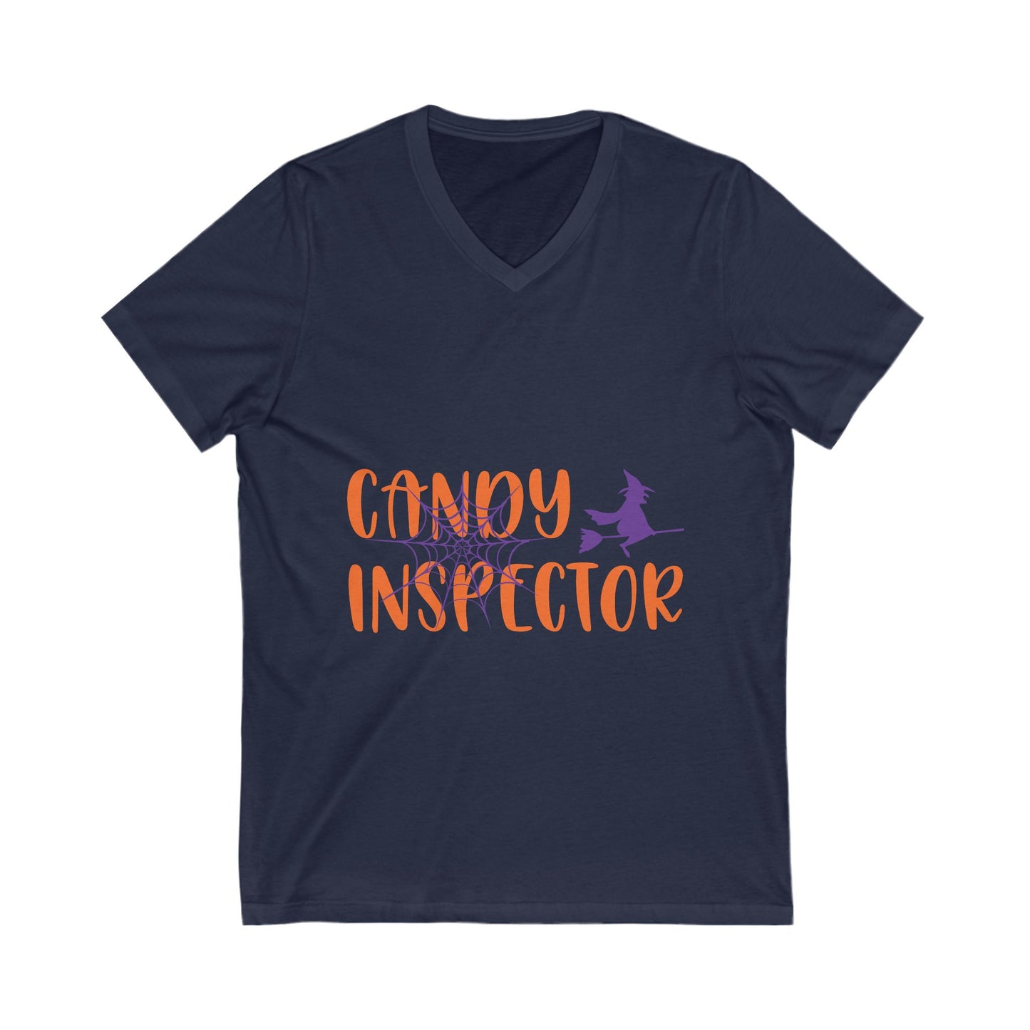 Candy Inspectoor Unisex Short Sleeve V-neck Tshirt