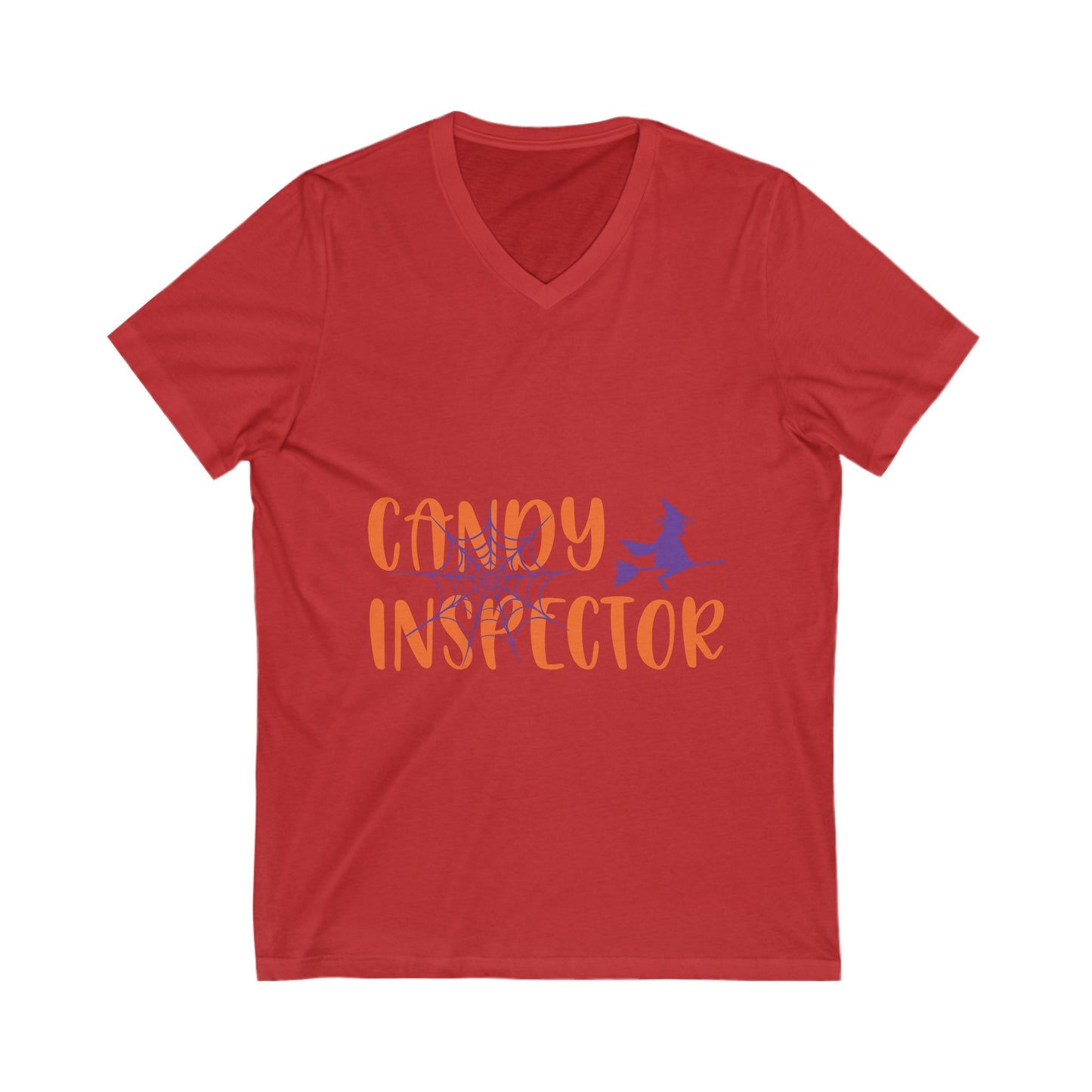 Candy Inspectoor Unisex Short Sleeve V-neck Tshirt