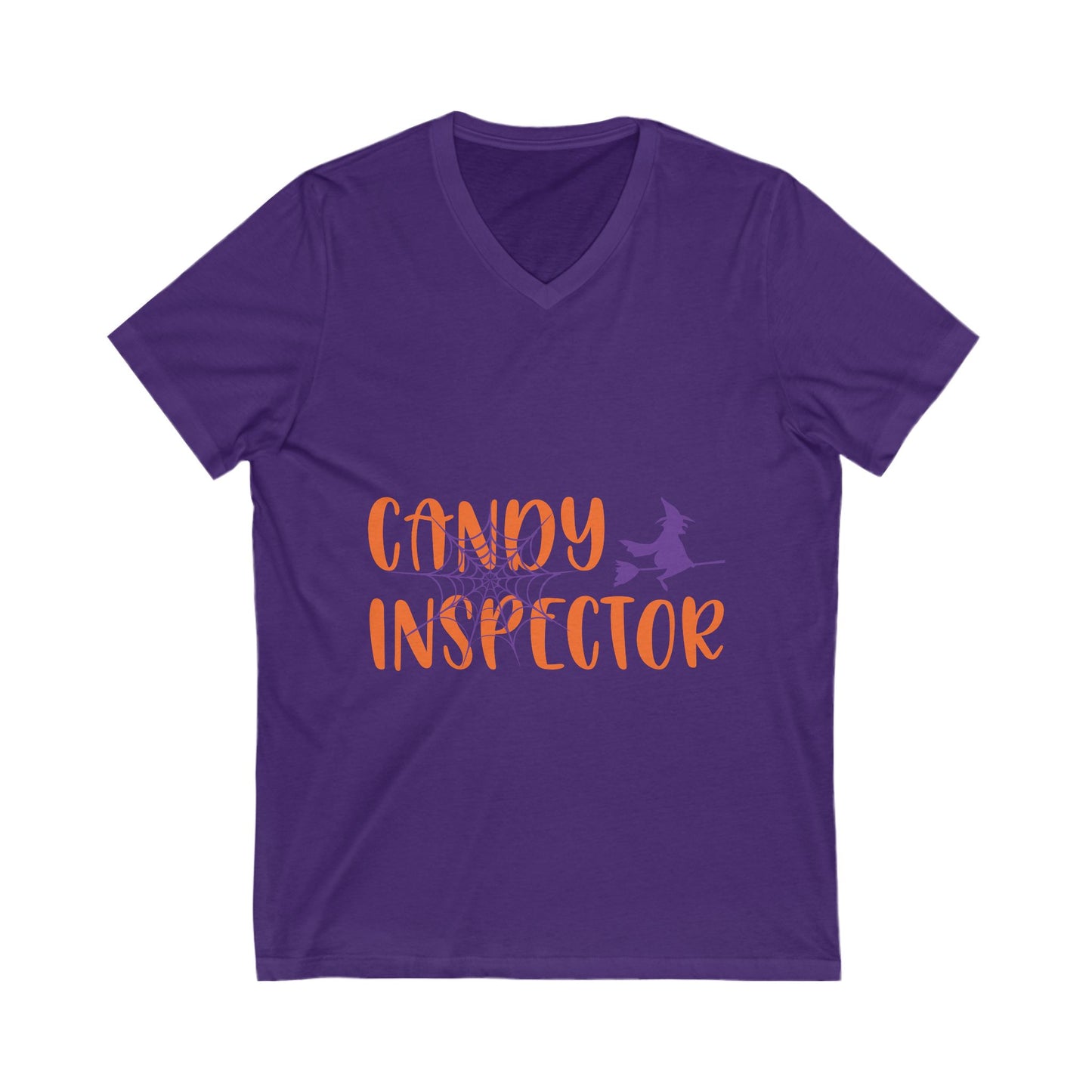 Candy Inspectoor Unisex Short Sleeve V-neck Tshirt