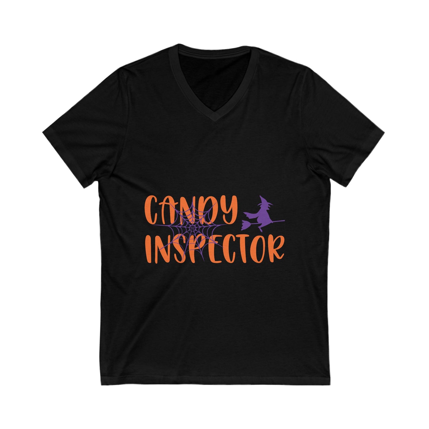 Candy Inspectoor Unisex Short Sleeve V-neck Tshirt