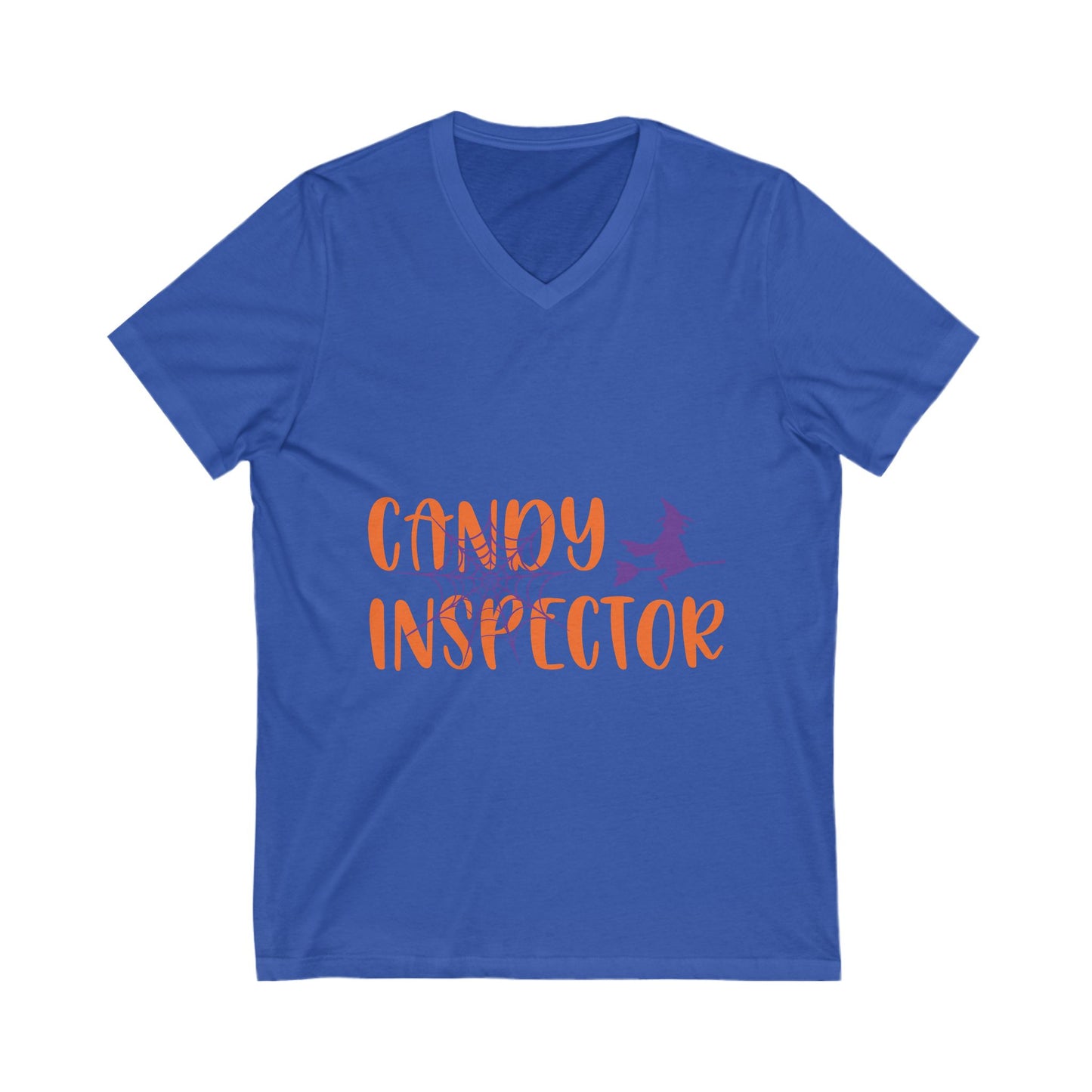 Candy Inspectoor Unisex Short Sleeve V-neck Tshirt