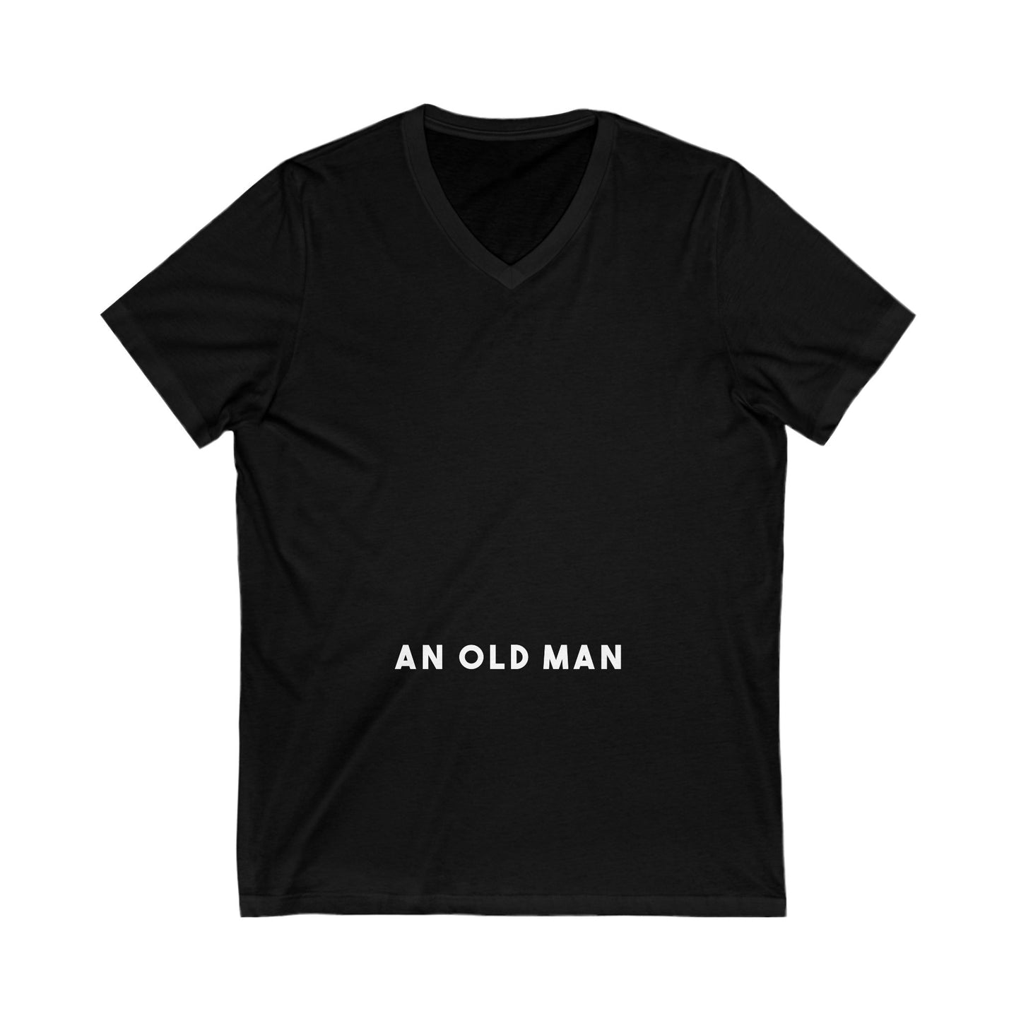 Never Underestimate An Old Man On A Bicycle Unisex Short Sleeve V-neck Tshirt