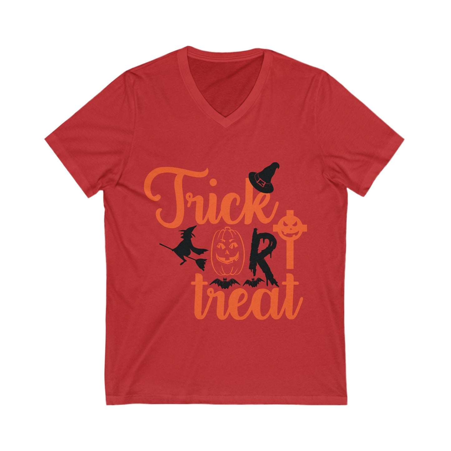 Halloween 14 Unisex Short Sleeve V-neck Tshirt