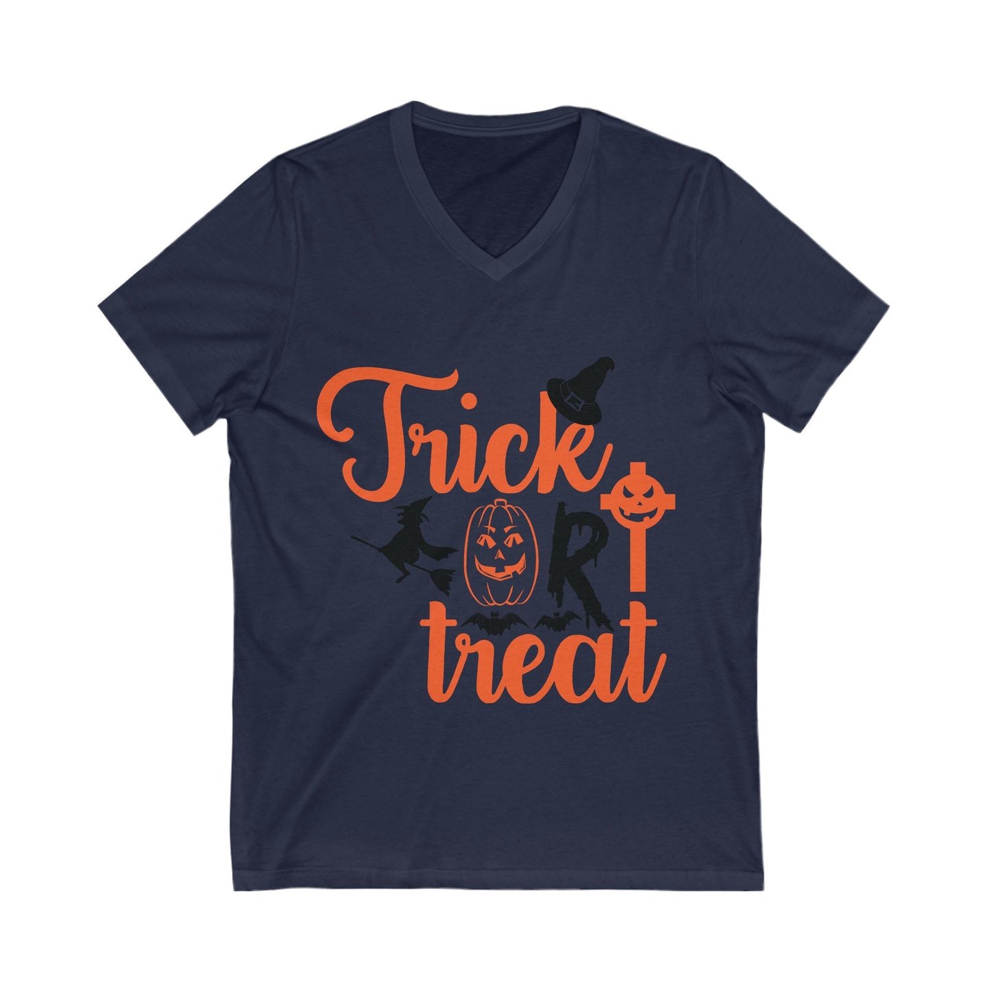 Halloween 14 Unisex Short Sleeve V-neck Tshirt
