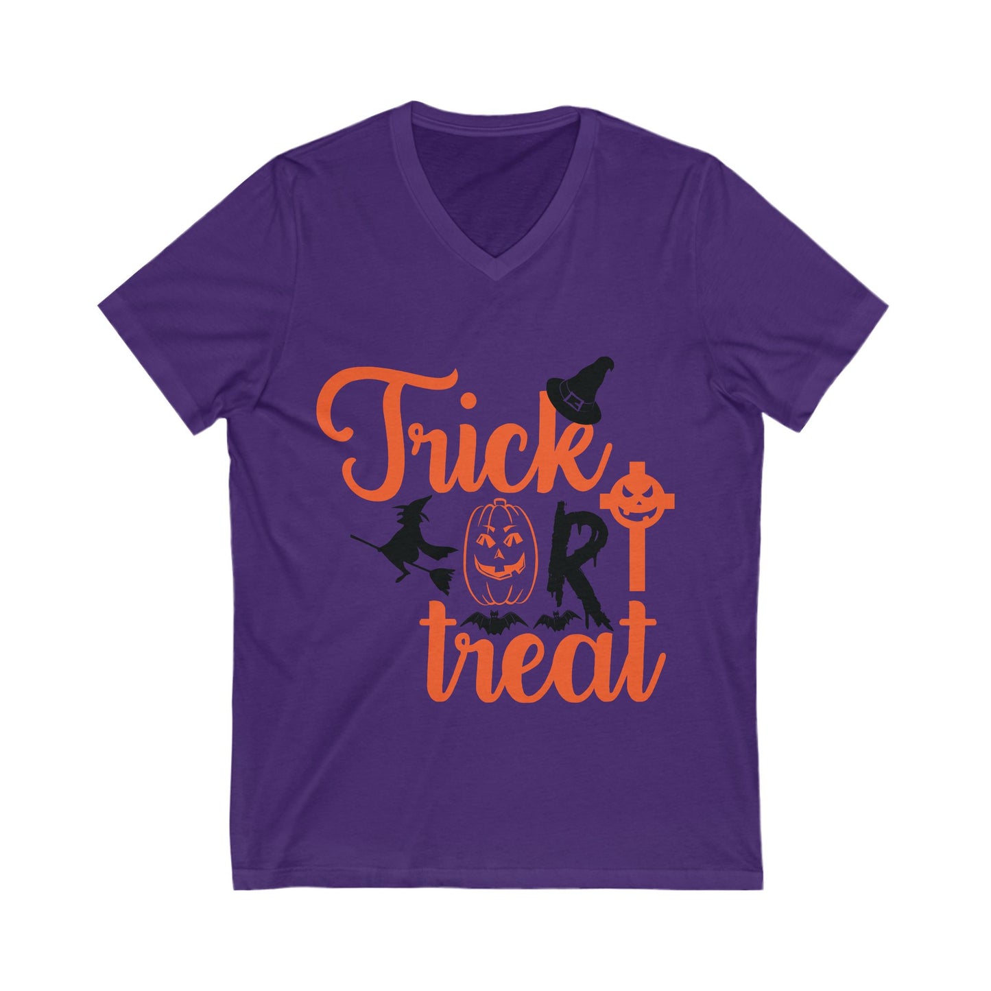 Halloween 14 Unisex Short Sleeve V-neck Tshirt