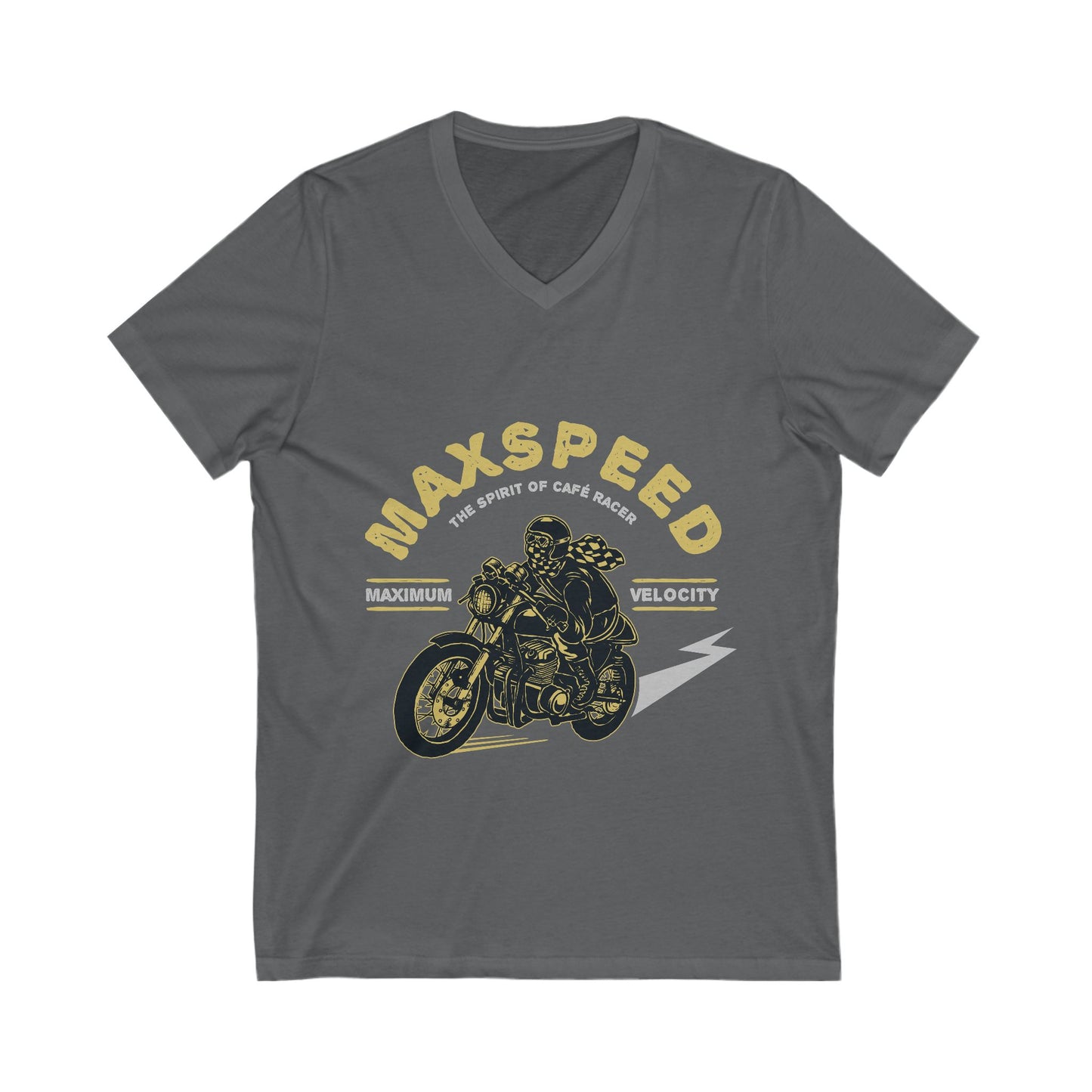 Max Speed Unisex Short Sleeve V-neck Tshirt