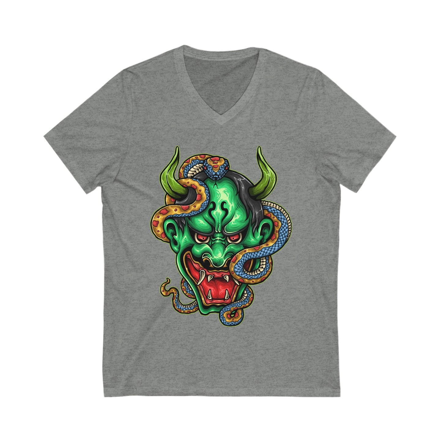 Master Of The Snake Unisex Short Sleeve V-neck Tshirt