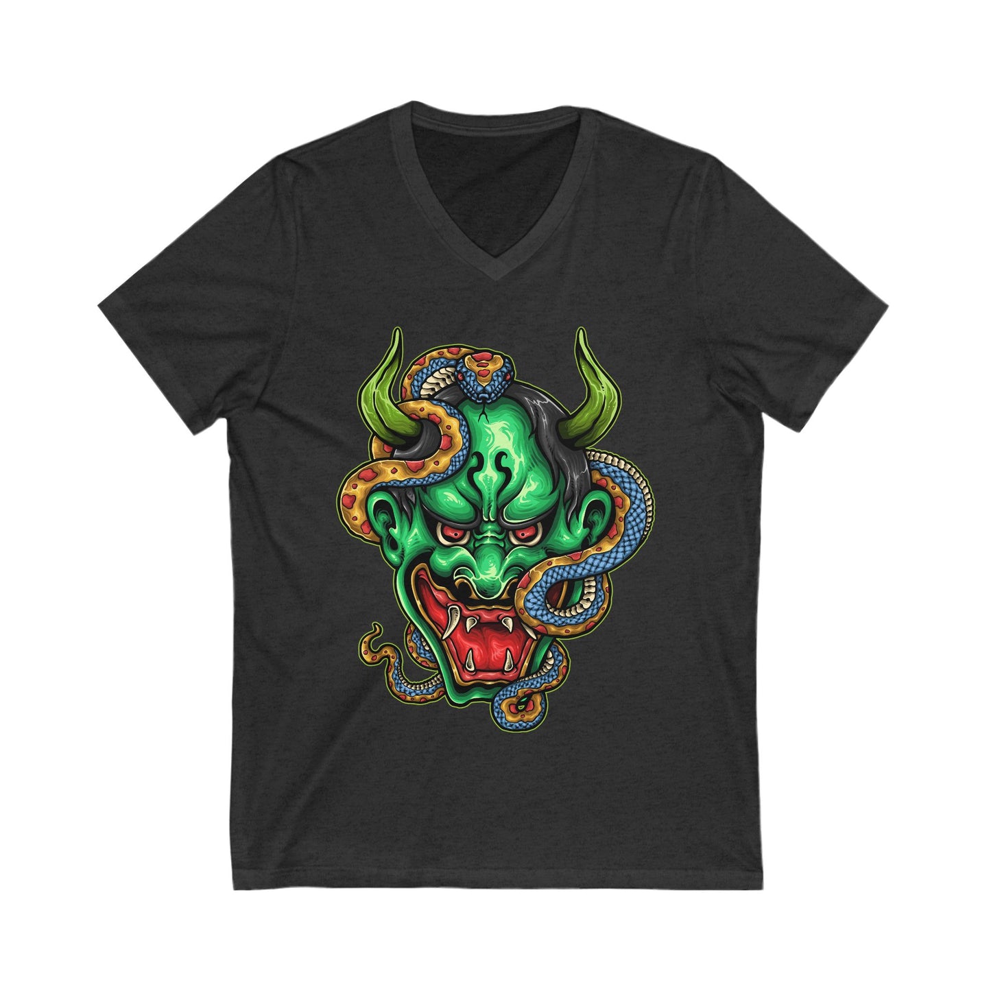 Master Of The Snake Unisex Short Sleeve V-neck Tshirt