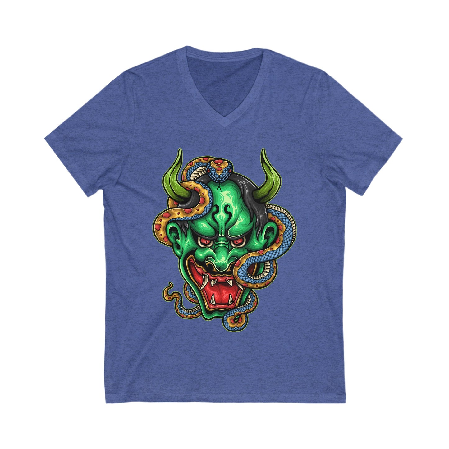 Master Of The Snake Unisex Short Sleeve V-neck Tshirt