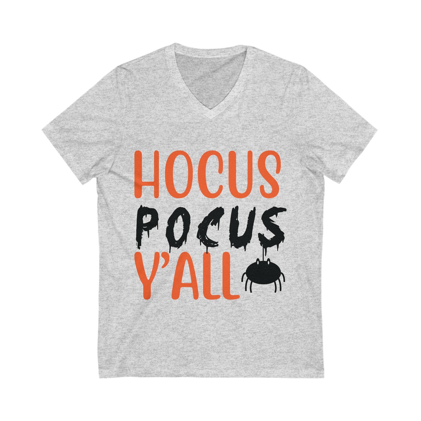 Halloween 25 Unisex Short Sleeve V-neck Tshirt